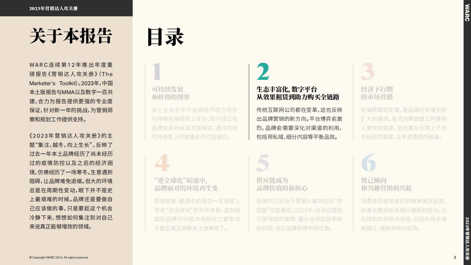 WARC：2023年营销达人攻关册（示例报告） 第3页