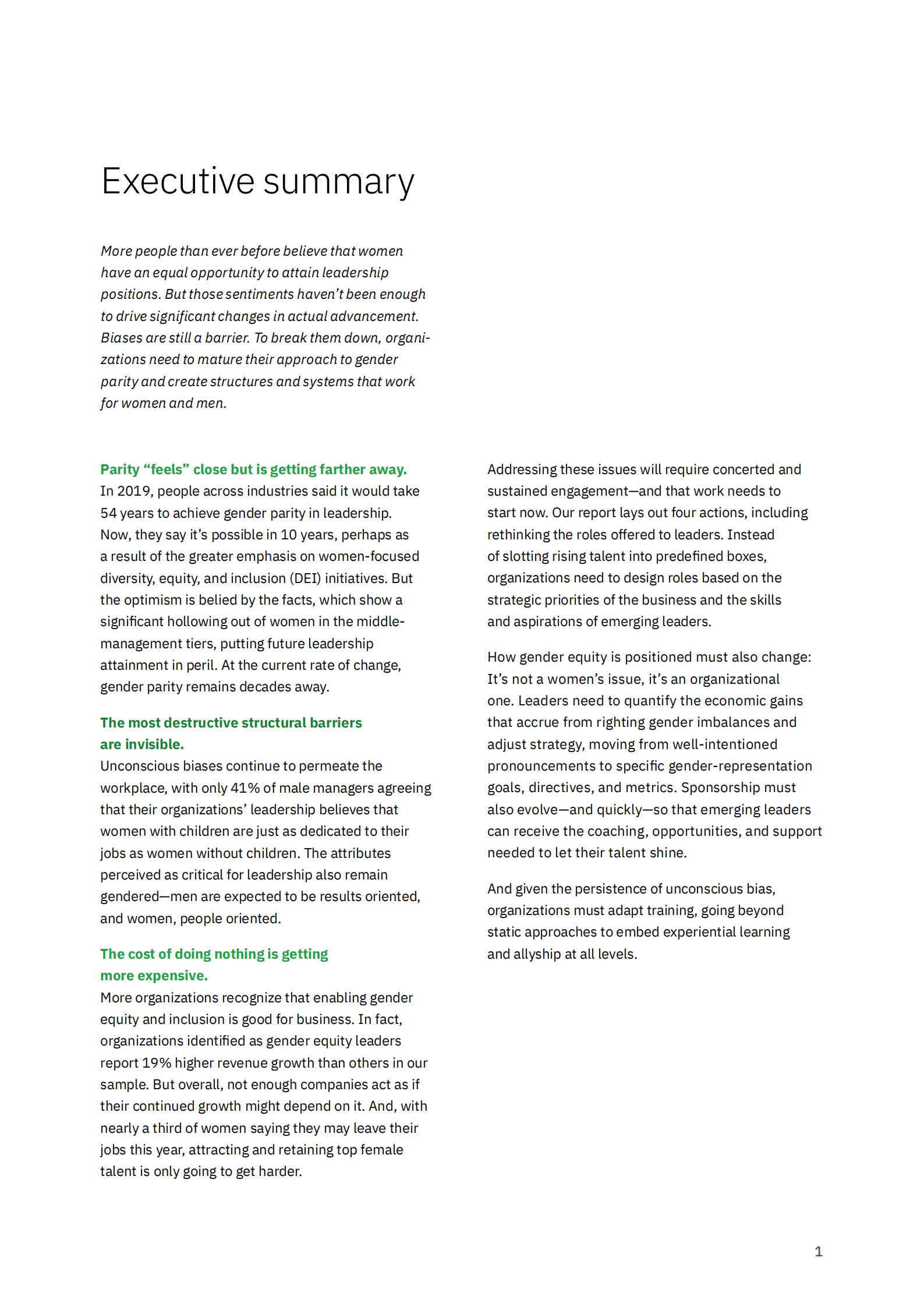 IBM：女性领导力——乐观情绪背后的真相：女性领导后备力量不足的原因和对策【英文版】 第5页