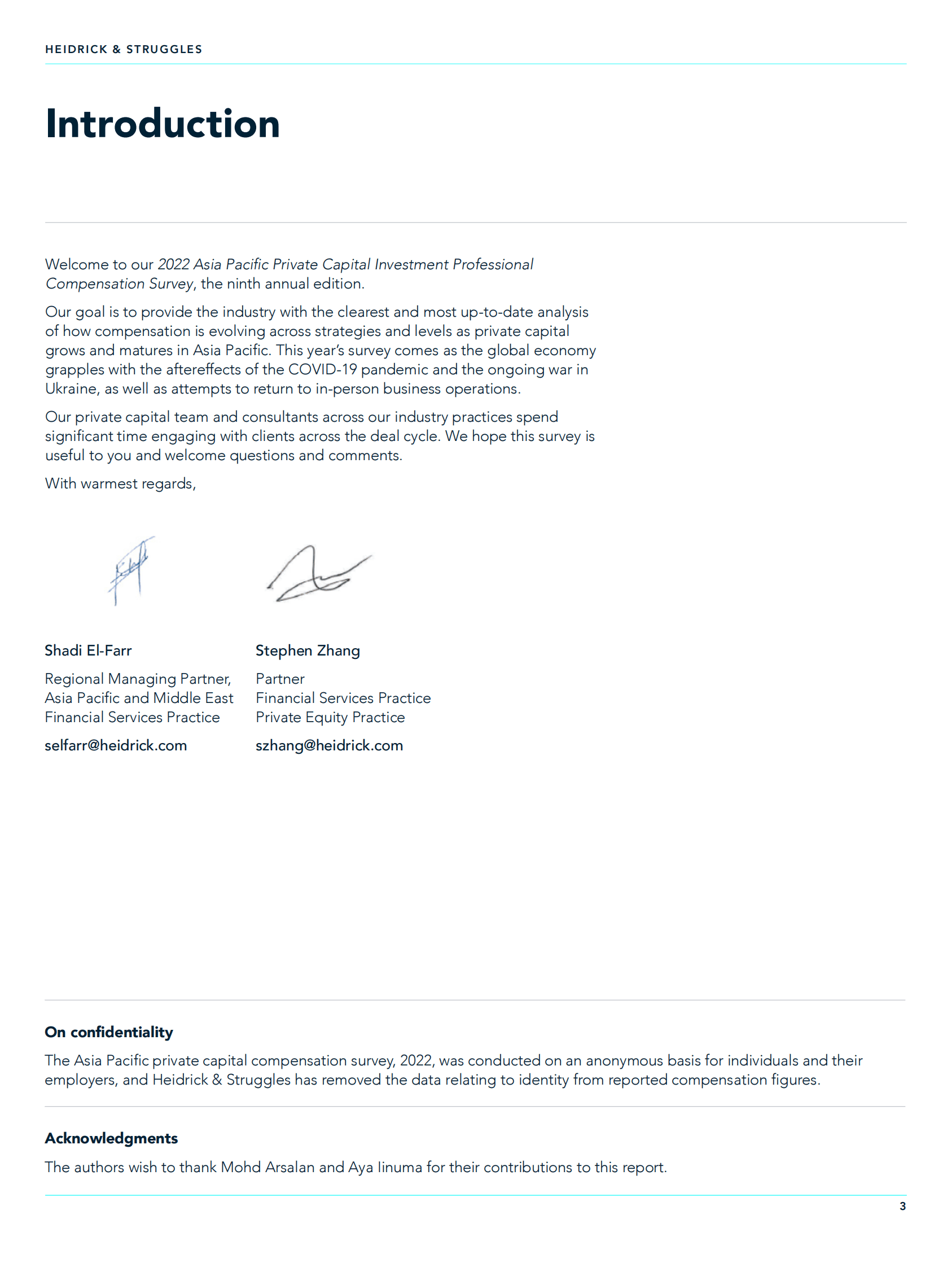 海德思哲：2022亚太地区私人资本投资专业人士薪酬调查报告【英文版】 第3页