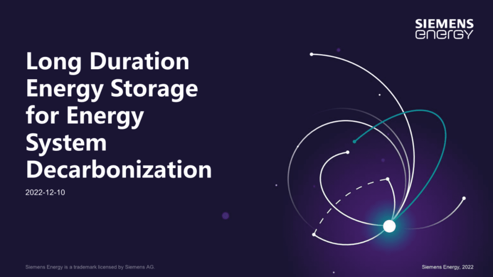 西门子能源：长时储能支撑能源系统脱碳【英文版】 第1页
