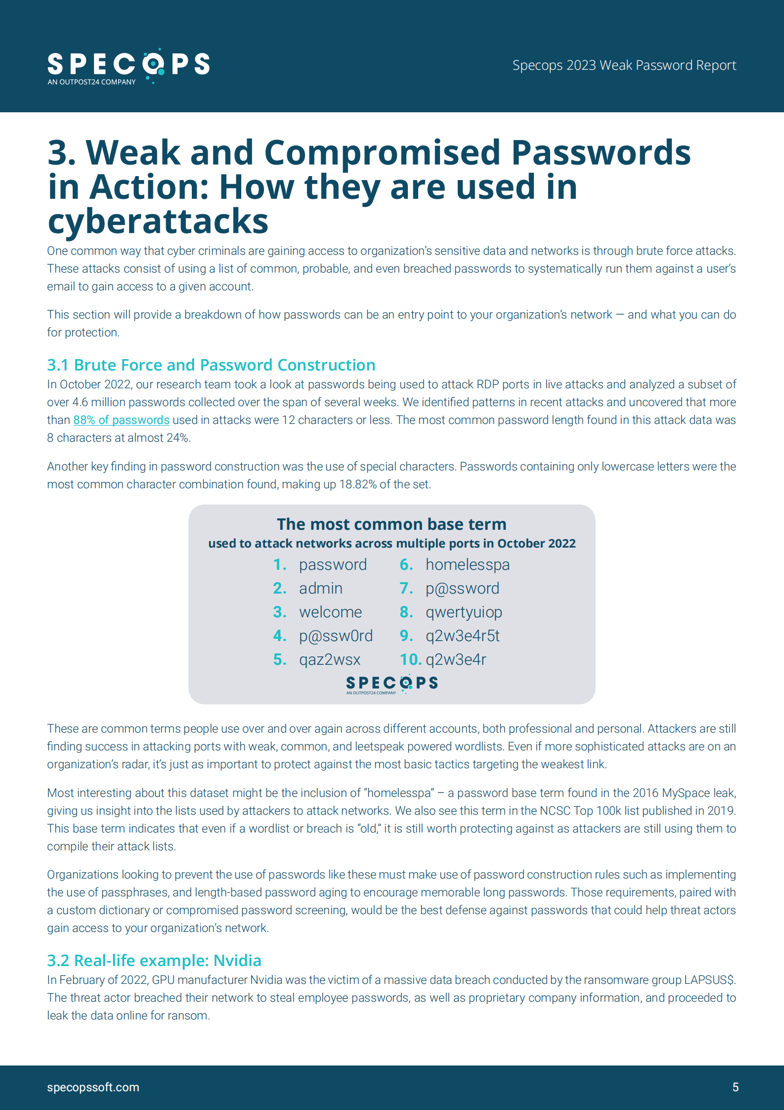 Specops Software：2023年弱密码研究报告【英文版】 第5页