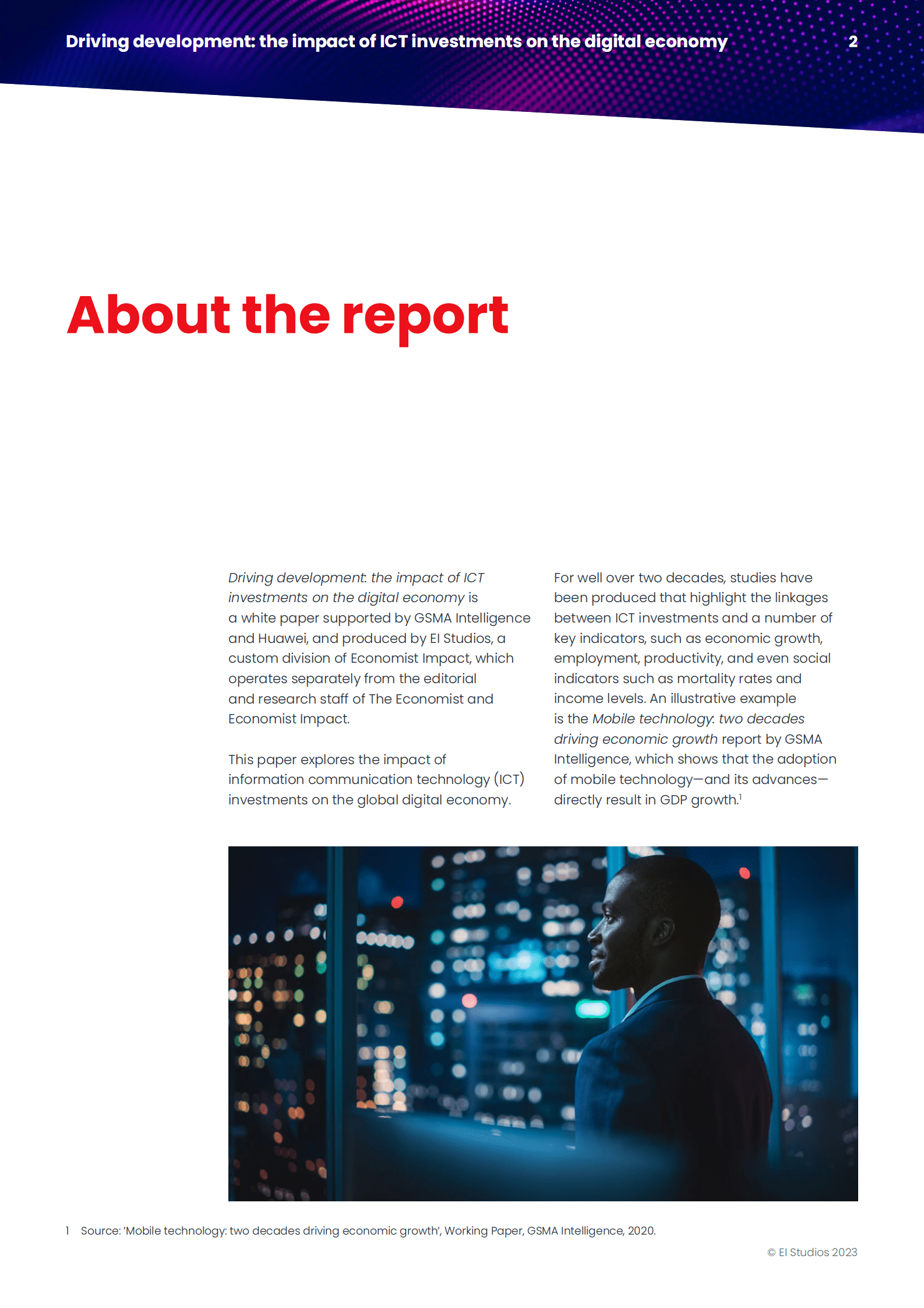华为&EI StudiosICT：投资撬动数字经济发展报告【英文版】 第2页