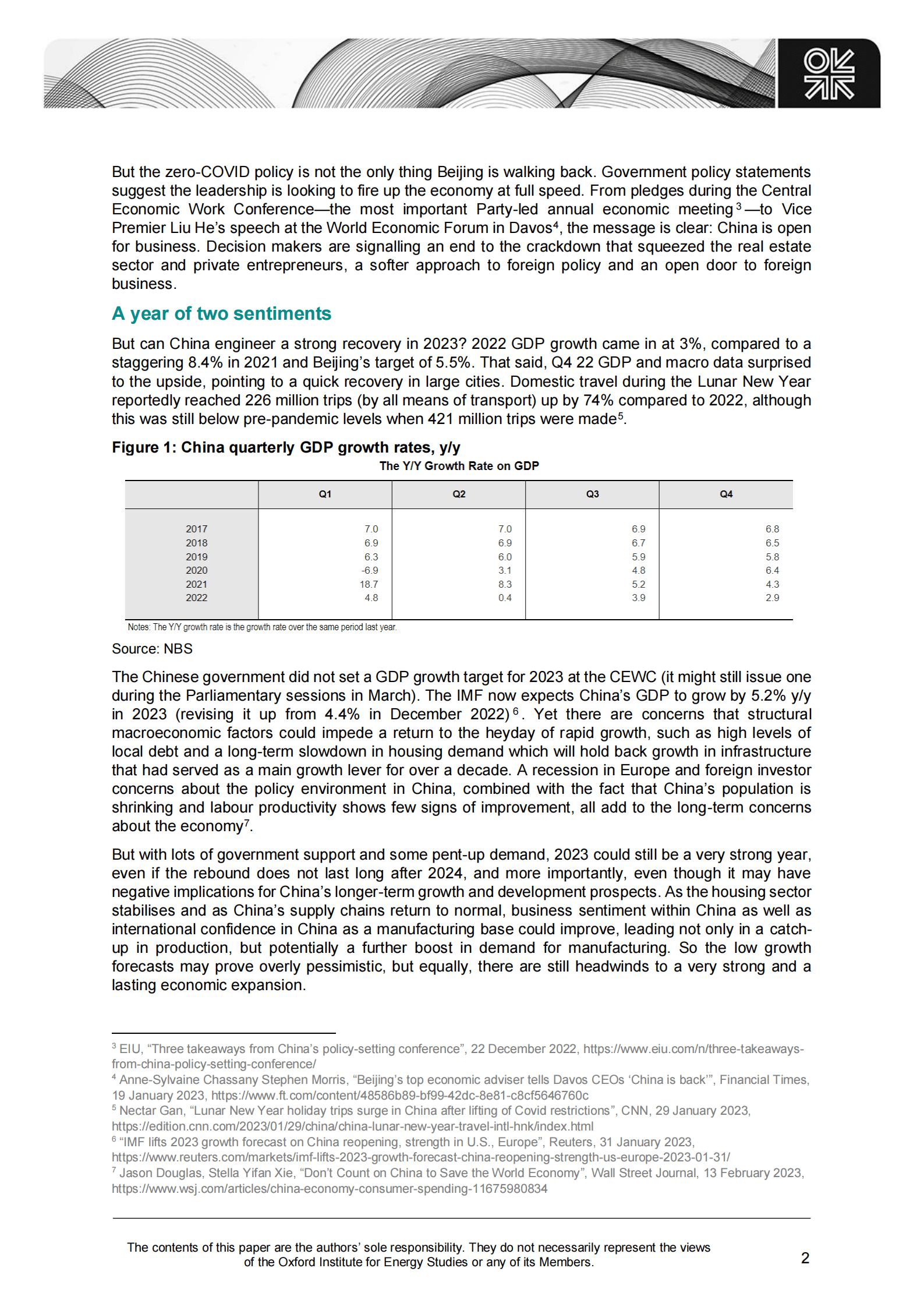 牛津能源研究所：中国重新开放：对能源市场和政策的影响【英文版】 第3页