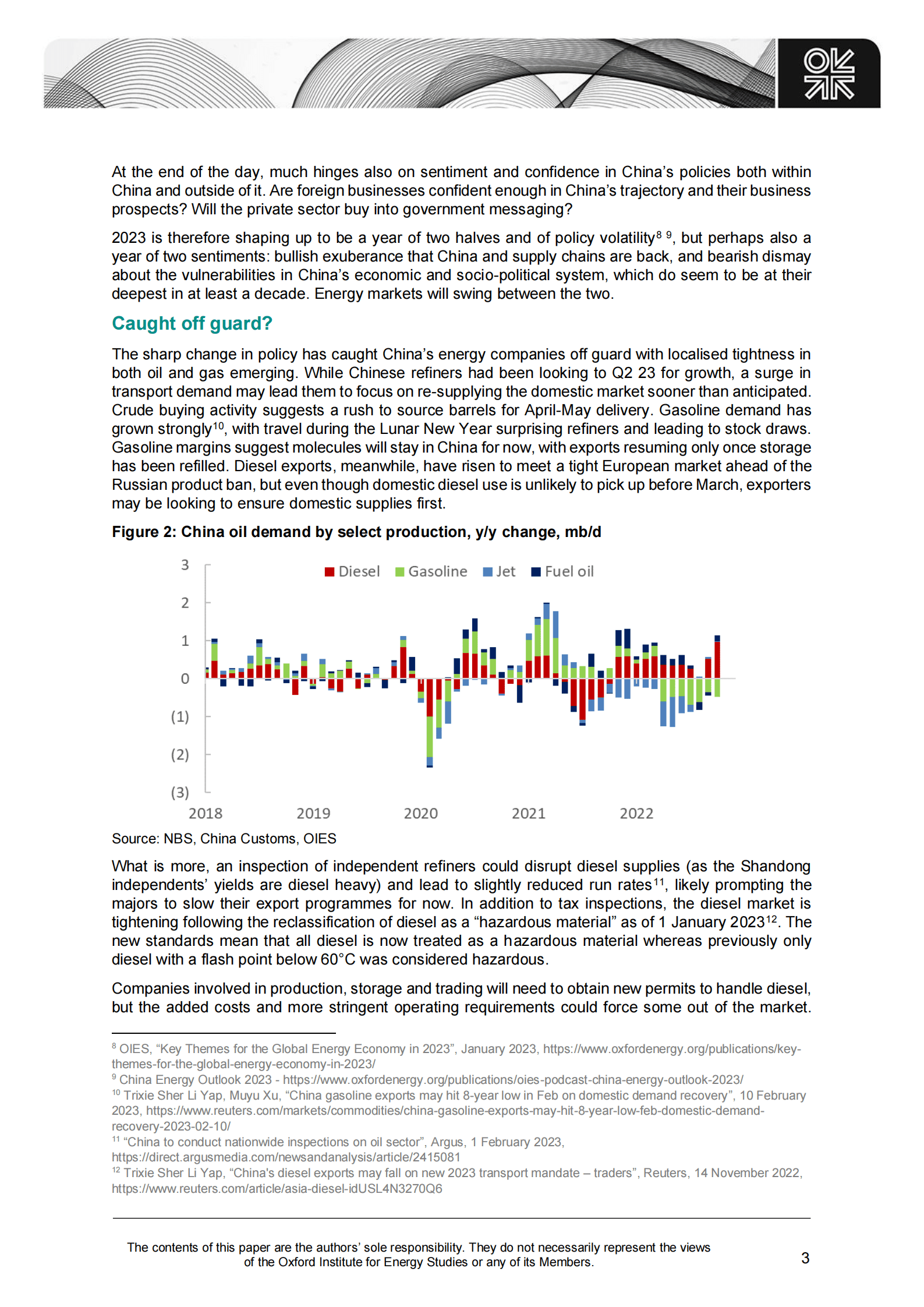 牛津能源研究所：中国重新开放：对能源市场和政策的影响【英文版】 第4页