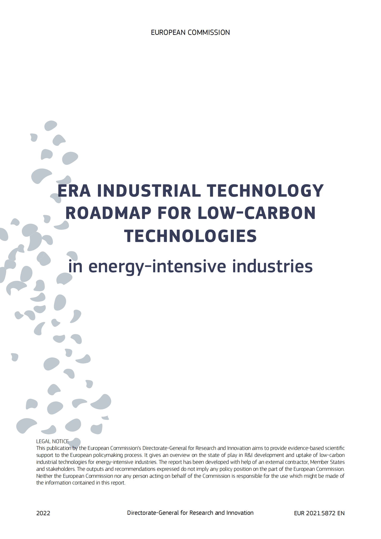 欧洲委员会：能源密集型行业低碳技术的产业路线图【英文版】 第3页
