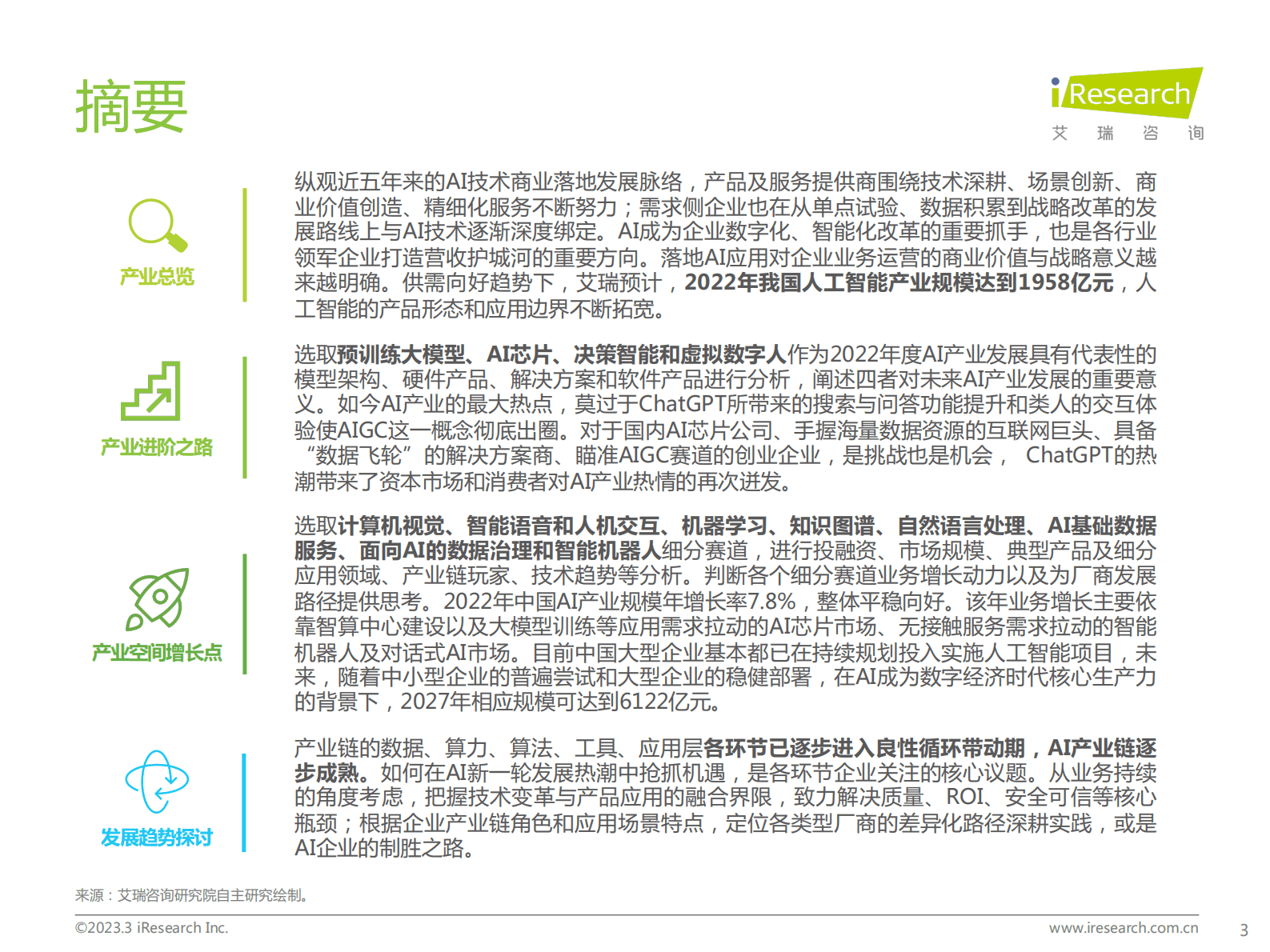 艾瑞咨询：2022年中国人工智能产业研究报告(Ⅴ) 第3页