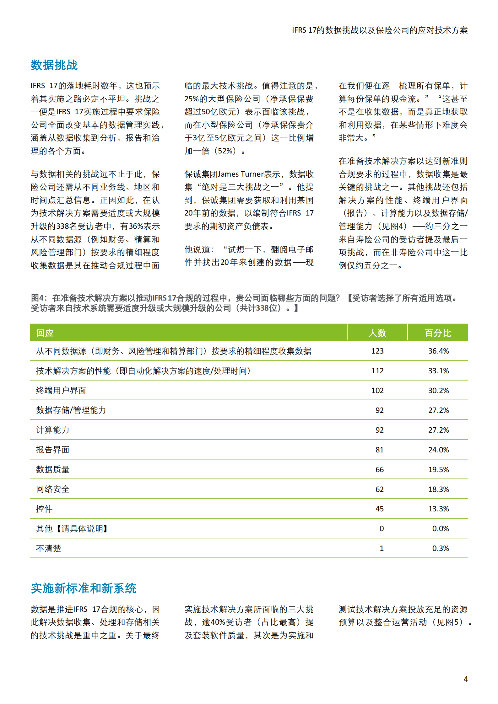 德勤：IFRS 17的数据挑战以及保险公司的应对技术方案 第4页