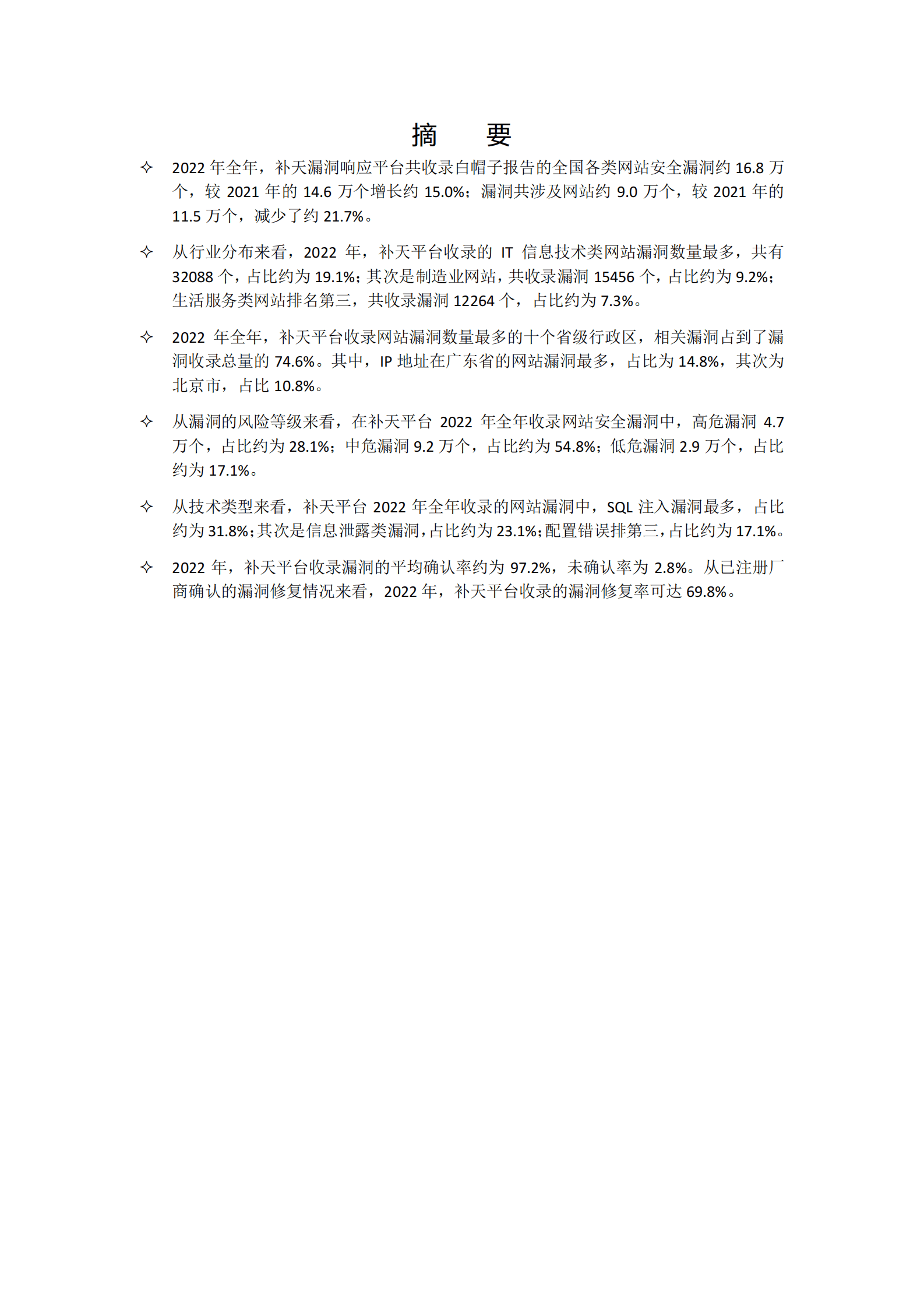 奇安信：2022年补天漏洞响应平台年度分析报告 第2页