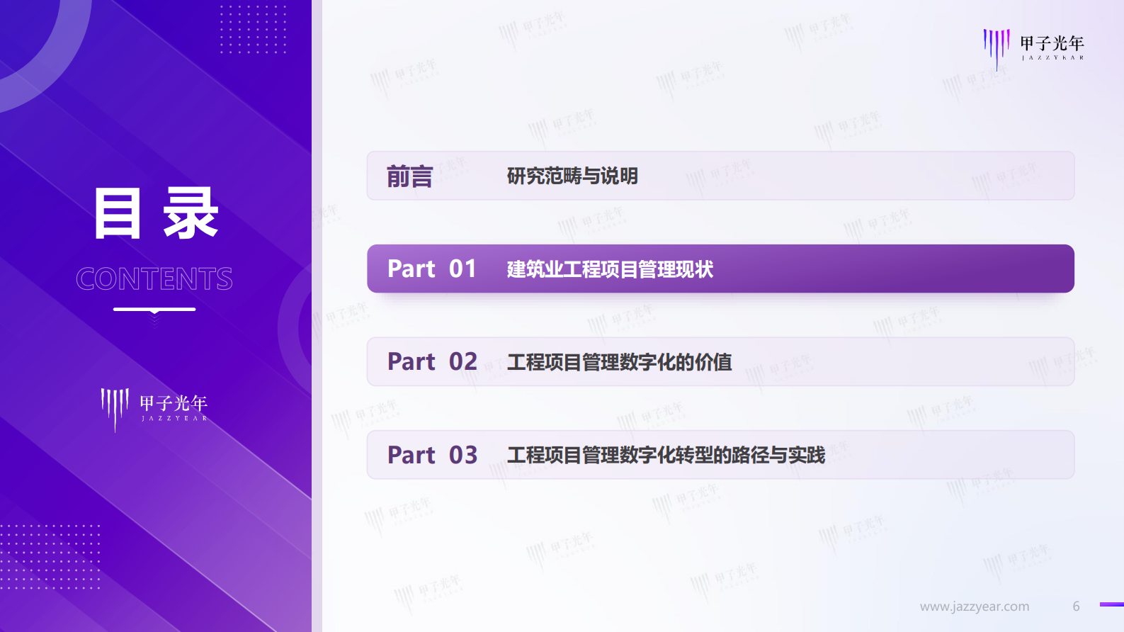 甲子光年：2023建筑业工程项目管理数字化研究报告：构建以BIM为中心的1+3工程项目管理数字化作业体系 第6页