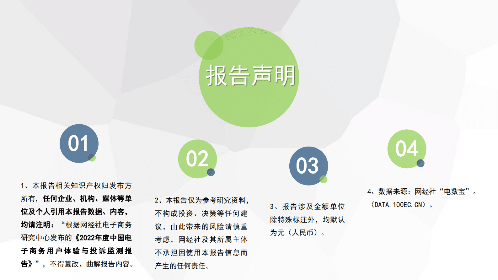 网经社：2022年度中国电子商务用户体验与投诉监测报告 第2页