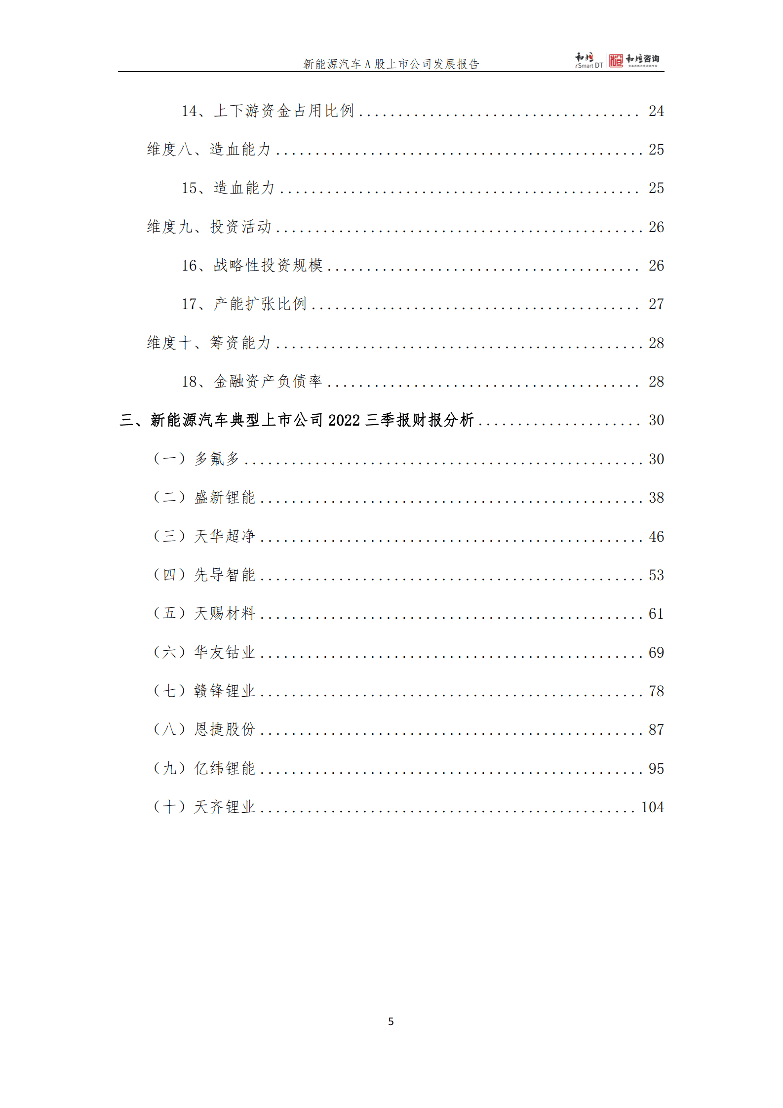 和恒咨询：新能源汽车上市公司发展报告（2022年三季报） 第5页
