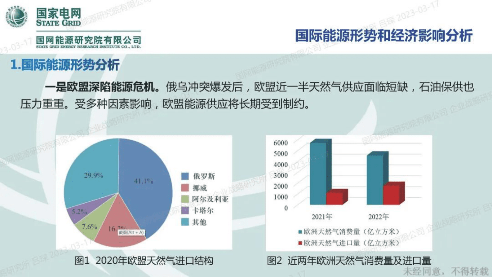 国网能源研究马莉：德国高比例新能源电力市场运营分析及最新国际形势影响分析 第3页