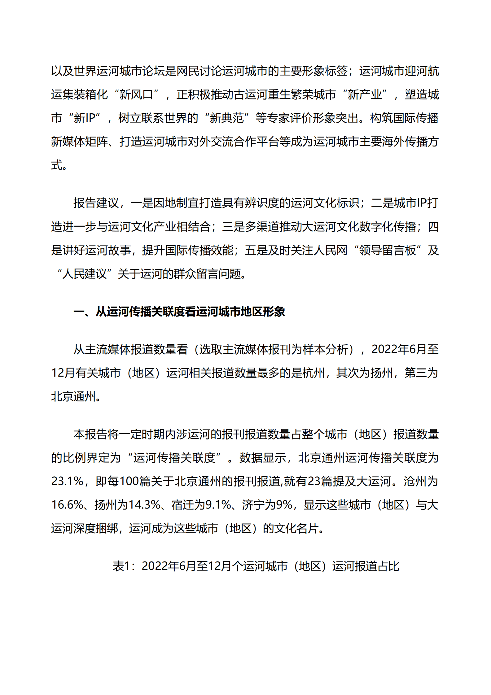 人民网研究院：运河城市形象发展报告（全文） 第2页