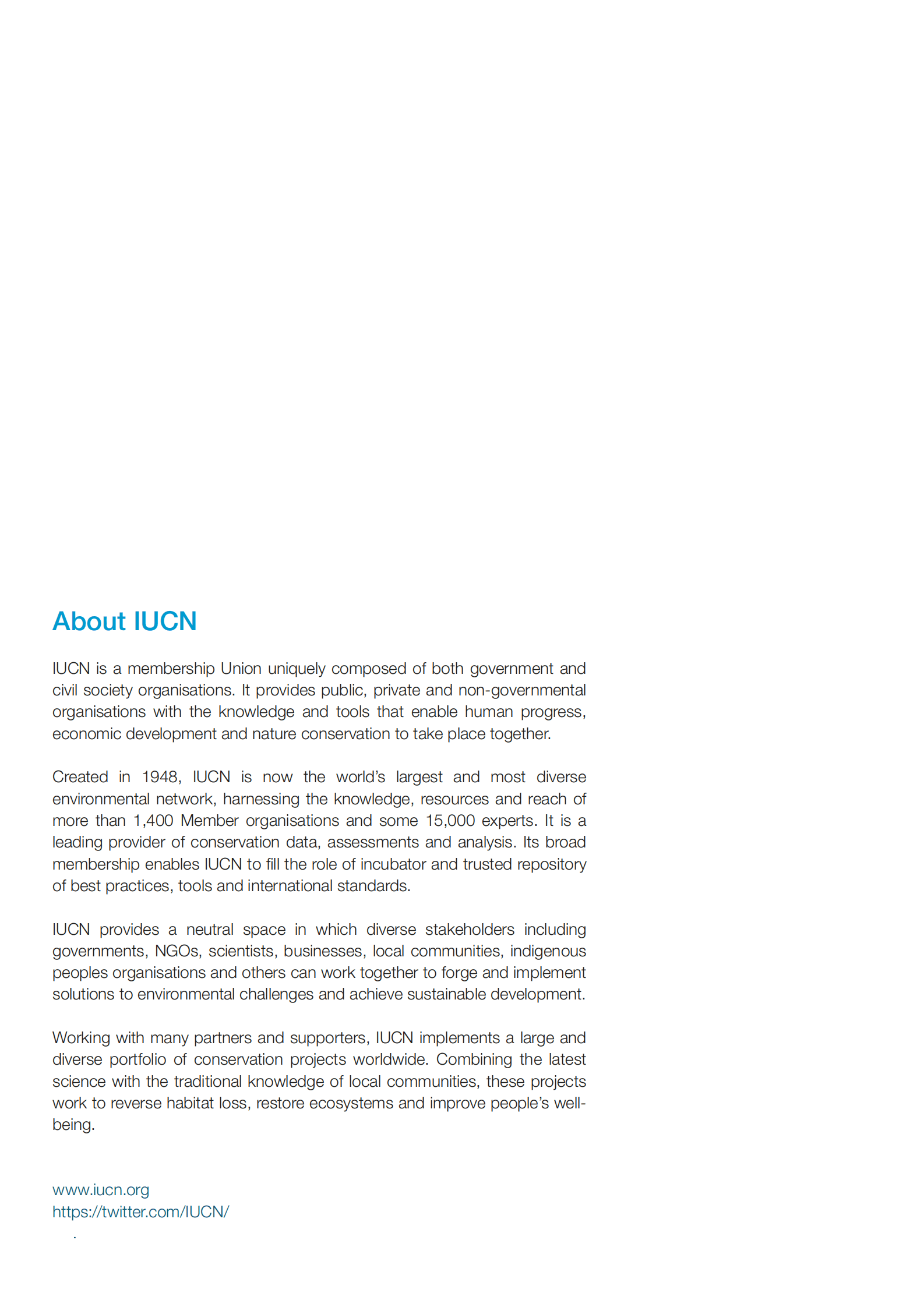 IUCN：促进生物多样性在经济部门中主流化——从16个BIODEV2030试点国家的主要威胁评估中得到的启示【英文版】 第2页