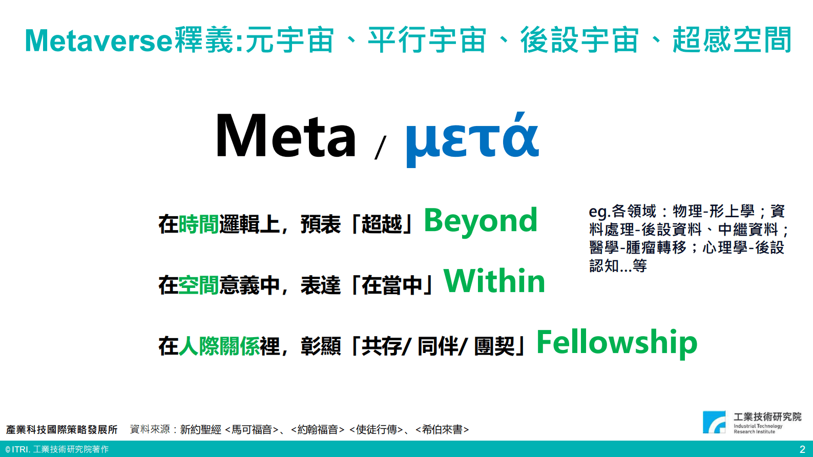 工业技术研究院：全球暨台湾元宇宙产业发展 第3页