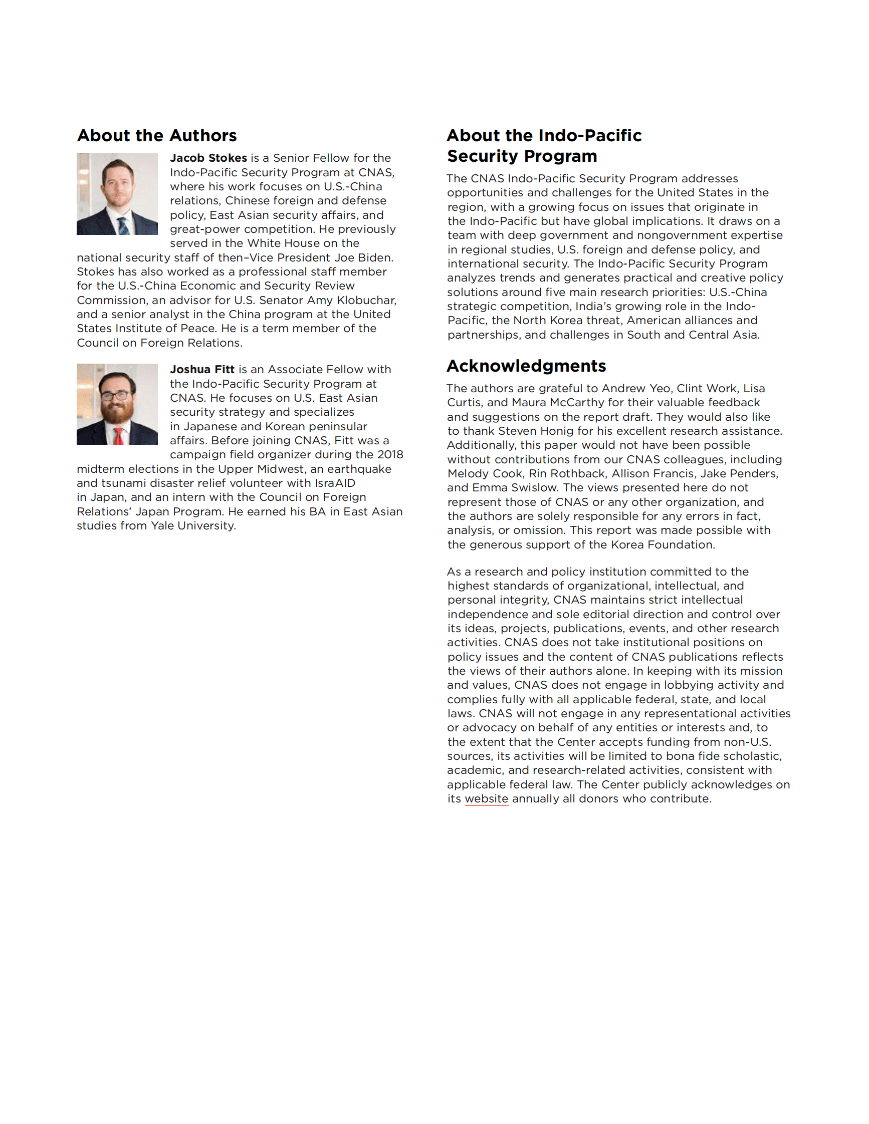 新美国安全中心：加强美韩联盟在中国、多边主义以及军事和安全技术方面的合作【英文版】 第2页