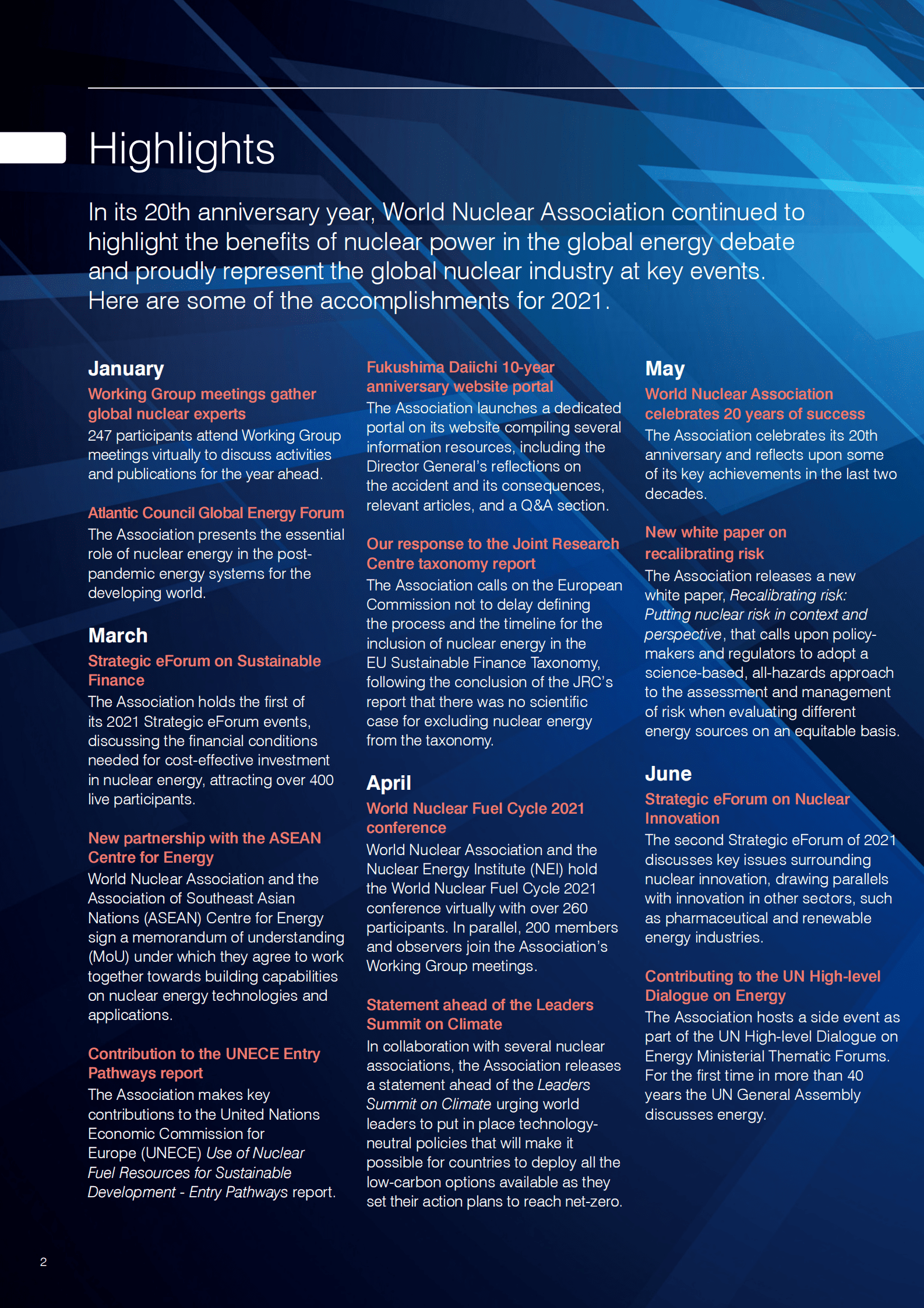 2022世界核能协会年度报告 第4页