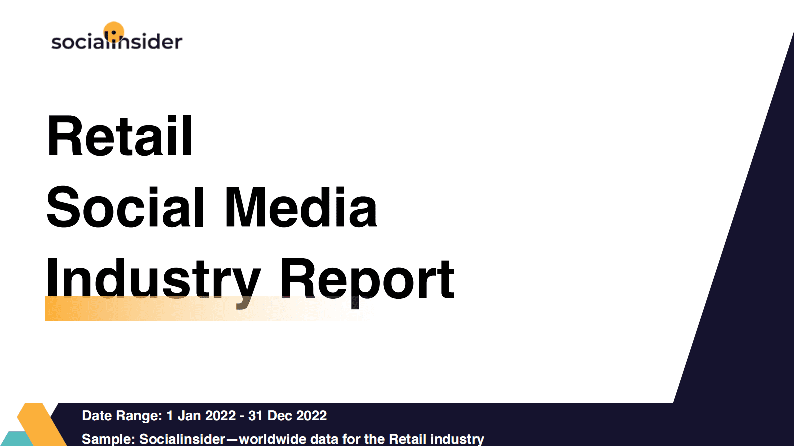 Socialinsider：2022年零售社交媒体行业报告（英） 第1页
