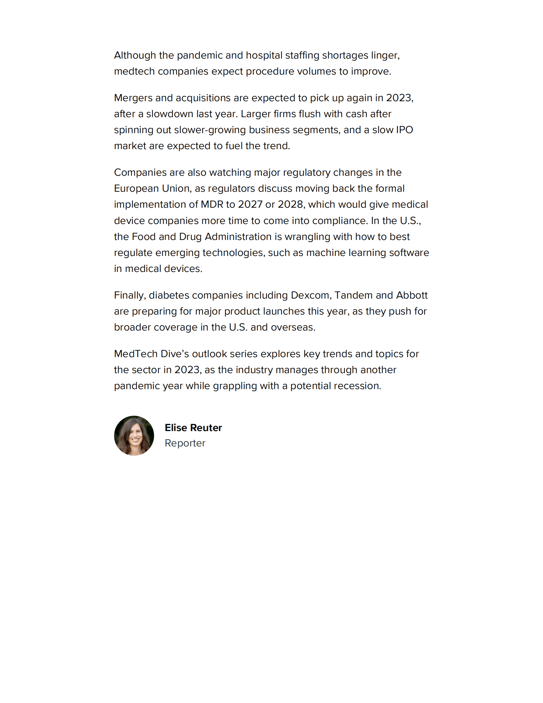 Dive：2023年医疗技术趋势（英） 第2页