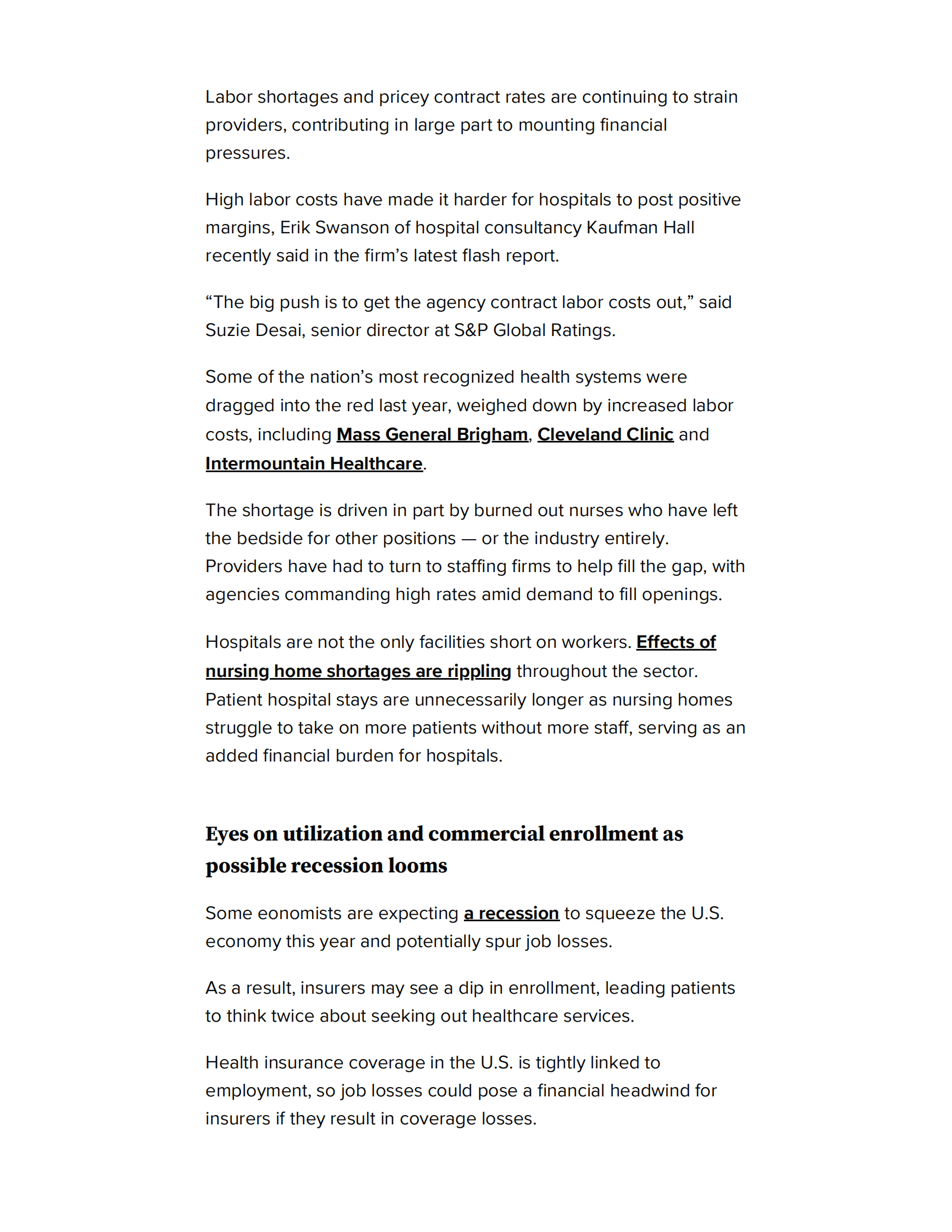 Dive：2023年医疗保健展望（英） 第5页