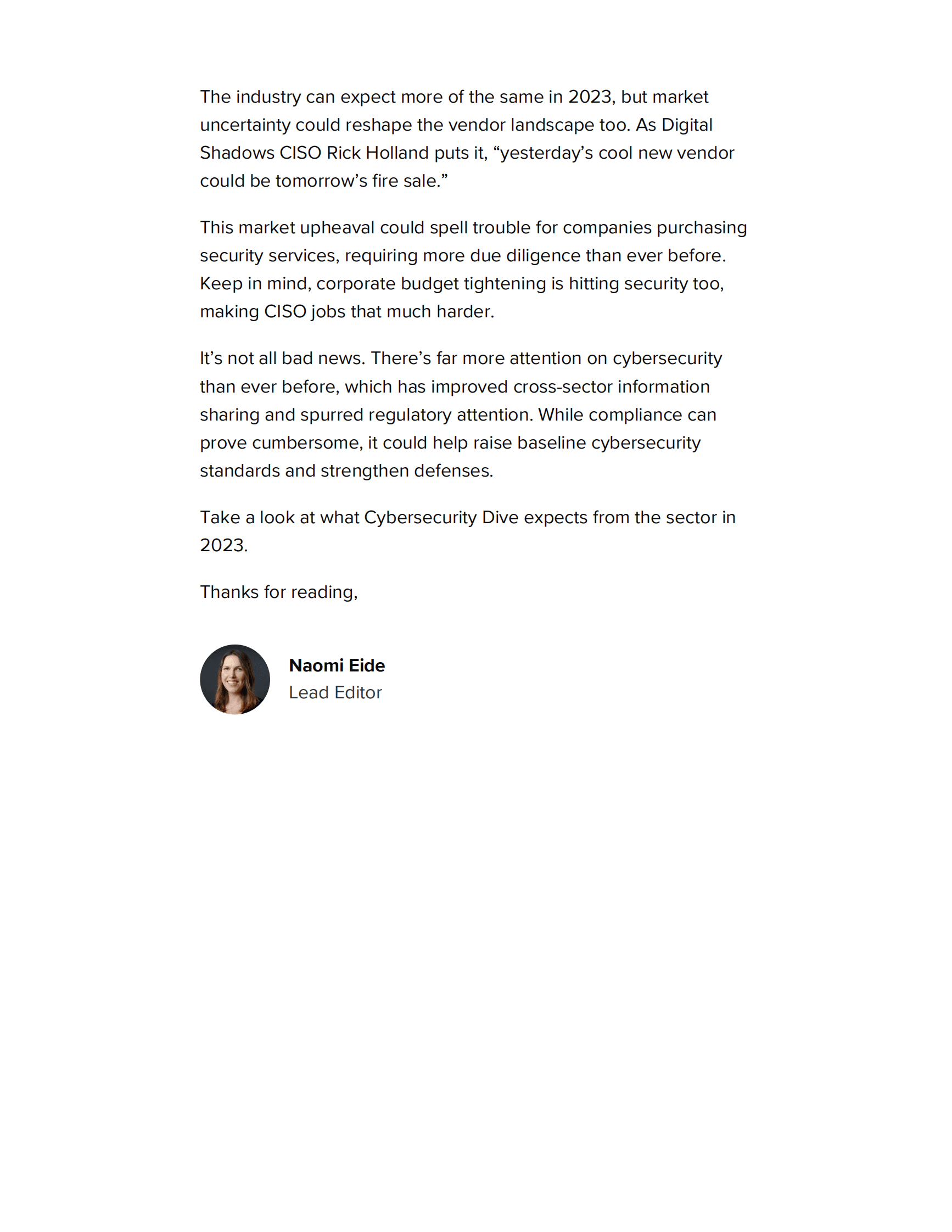 Dive：2023年网络安全展望（英） 第2页