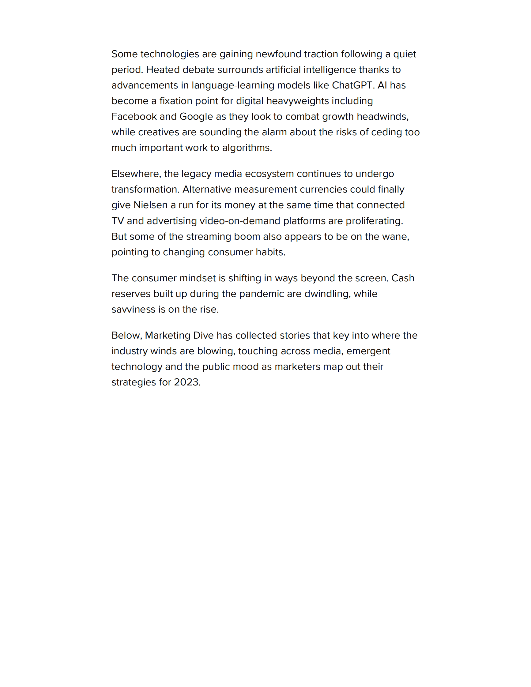 Dive：2023年市场营销展望（英） 第2页