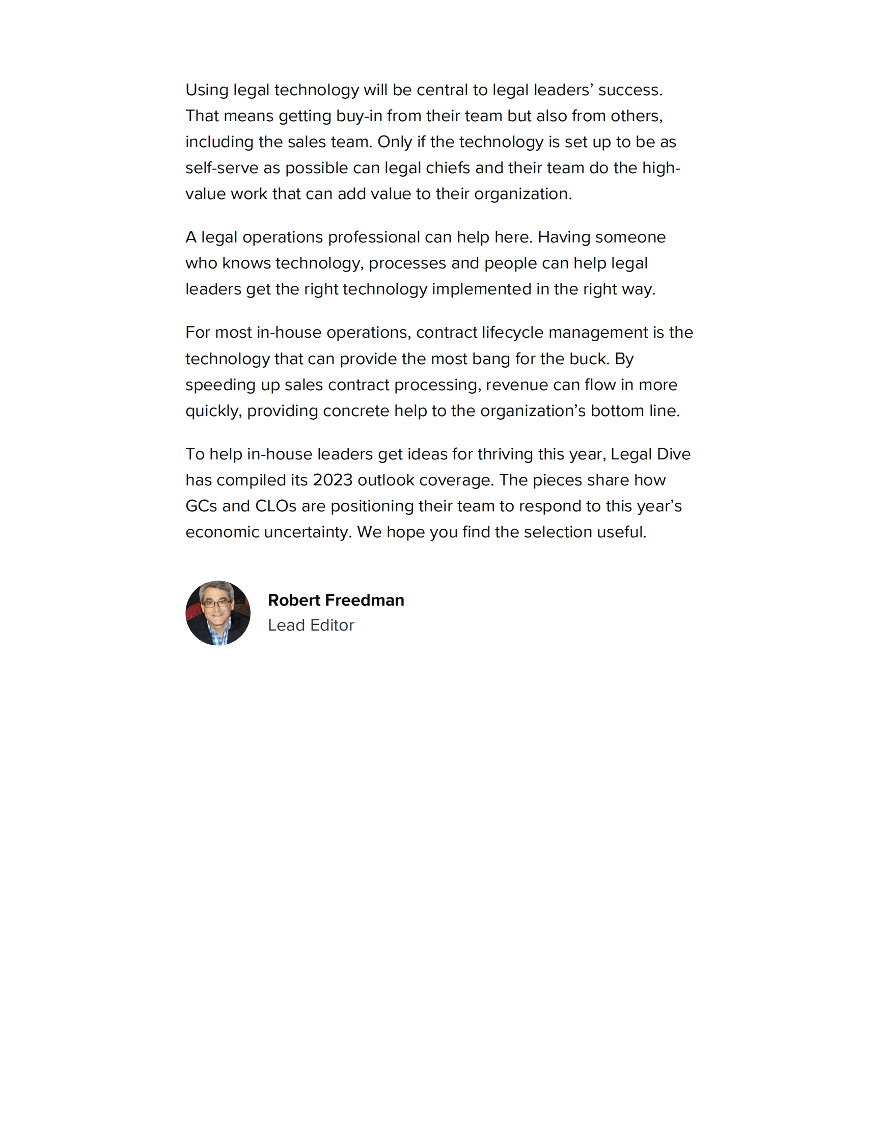 Dive：2023年企业法务展望（英） 第2页