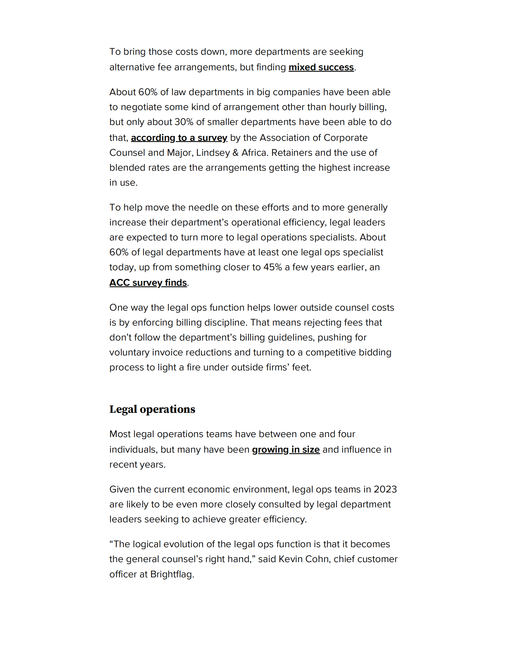 Dive：2023年企业法务展望（英） 第5页