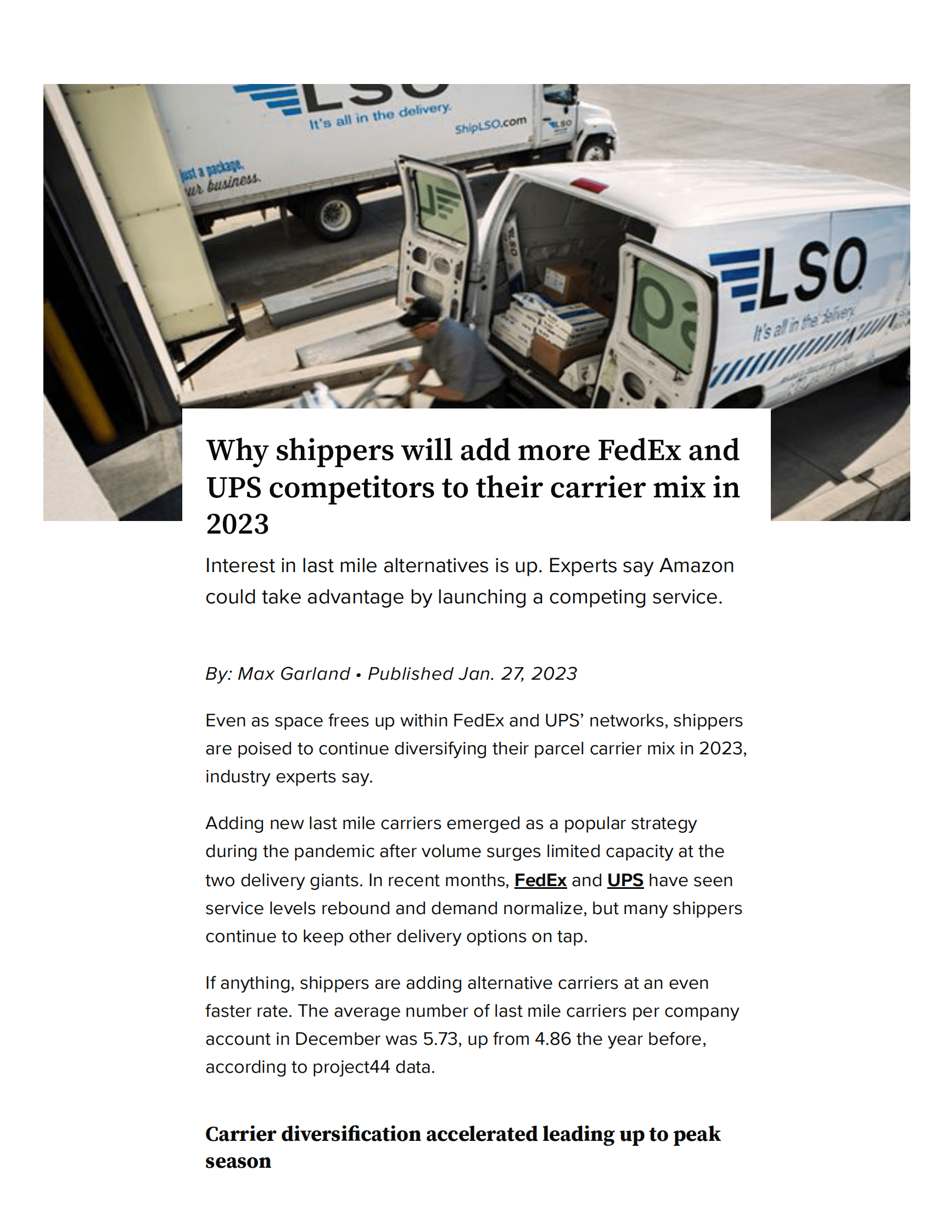 Dive：2023年供应链展望（英） 第3页