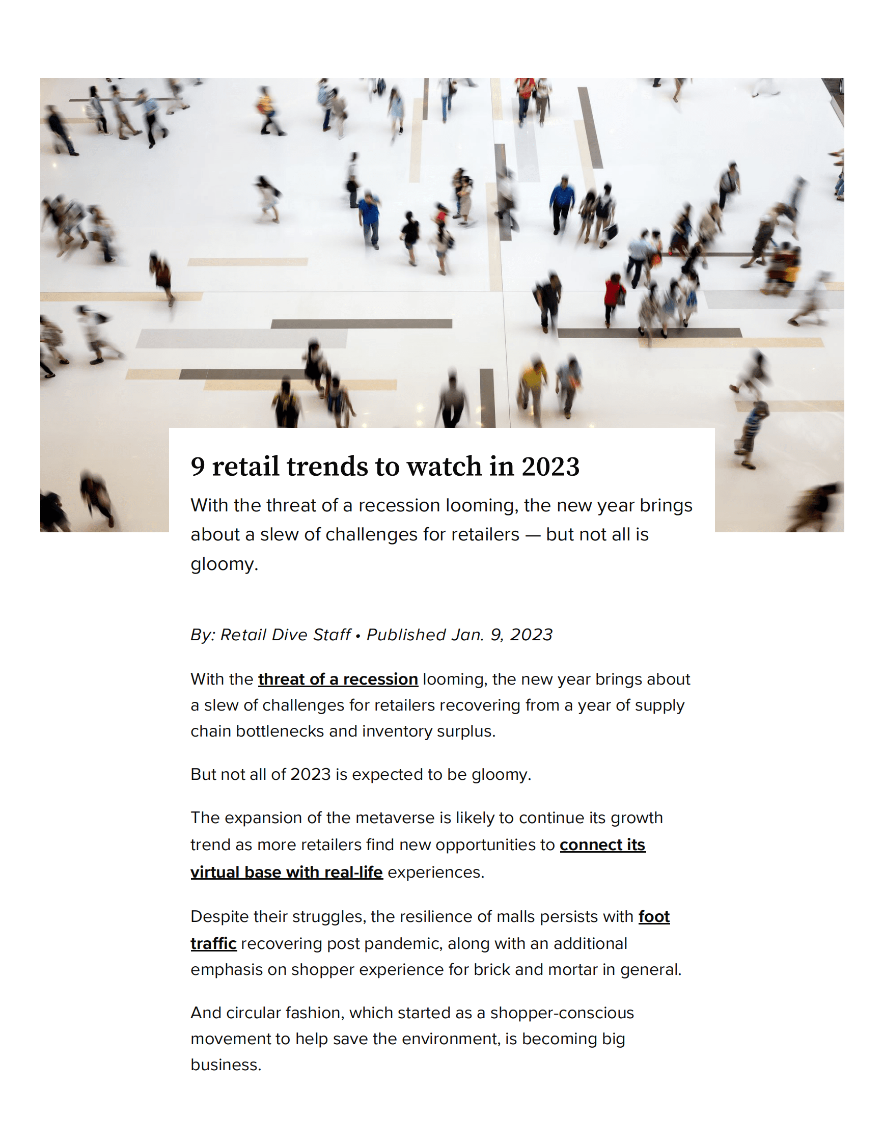 Dive：2023零售业展望（英） 第3页