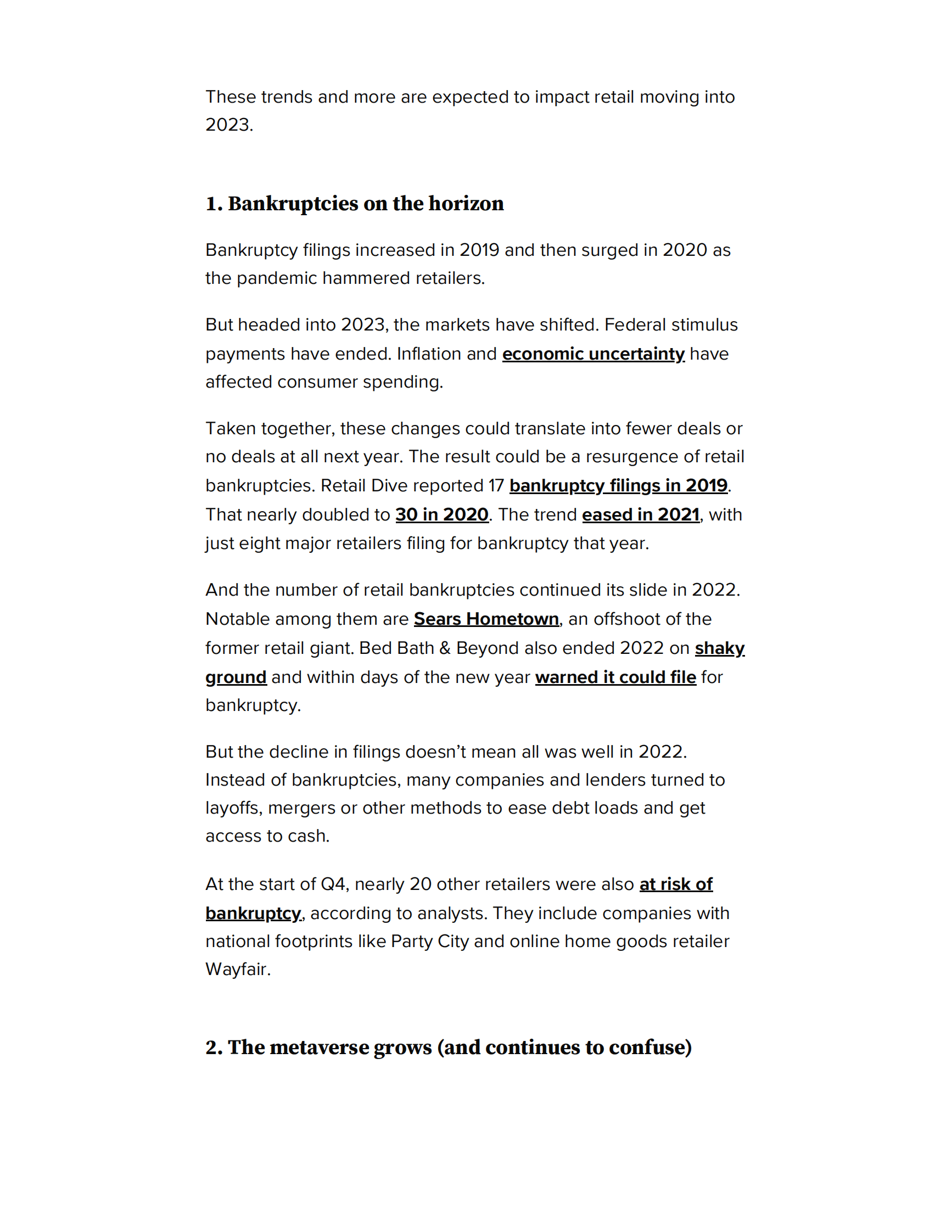 Dive：2023零售业展望（英） 第4页