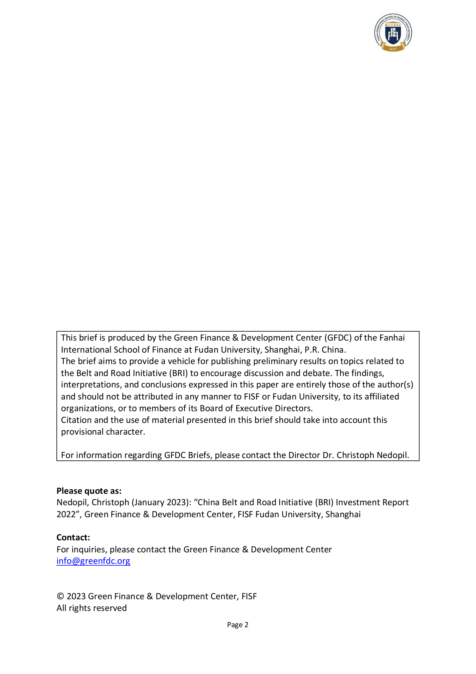 一带一路投资报告2022【英文版】 第2页