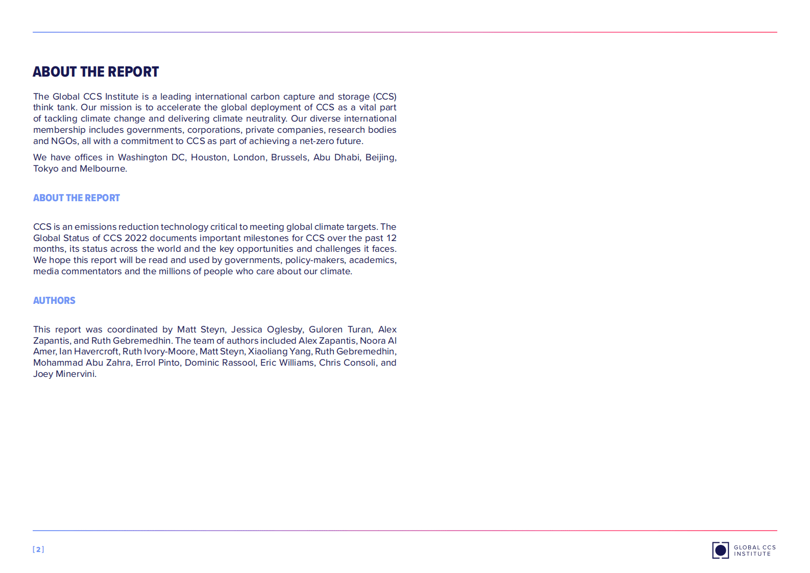 全球碳捕捉碳封存报告2022【英文版】 第2页