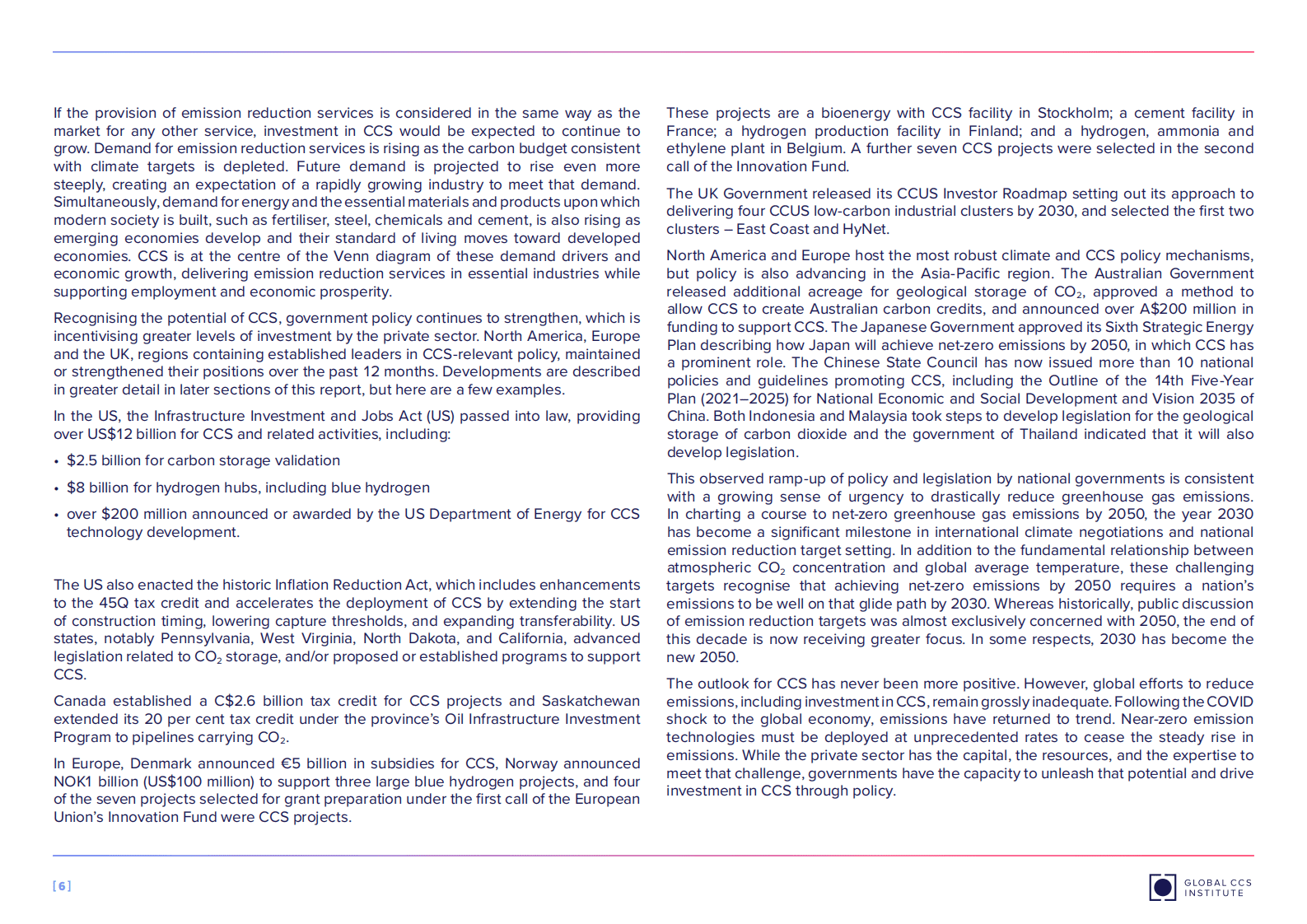 全球碳捕捉碳封存报告2022【英文版】 第6页