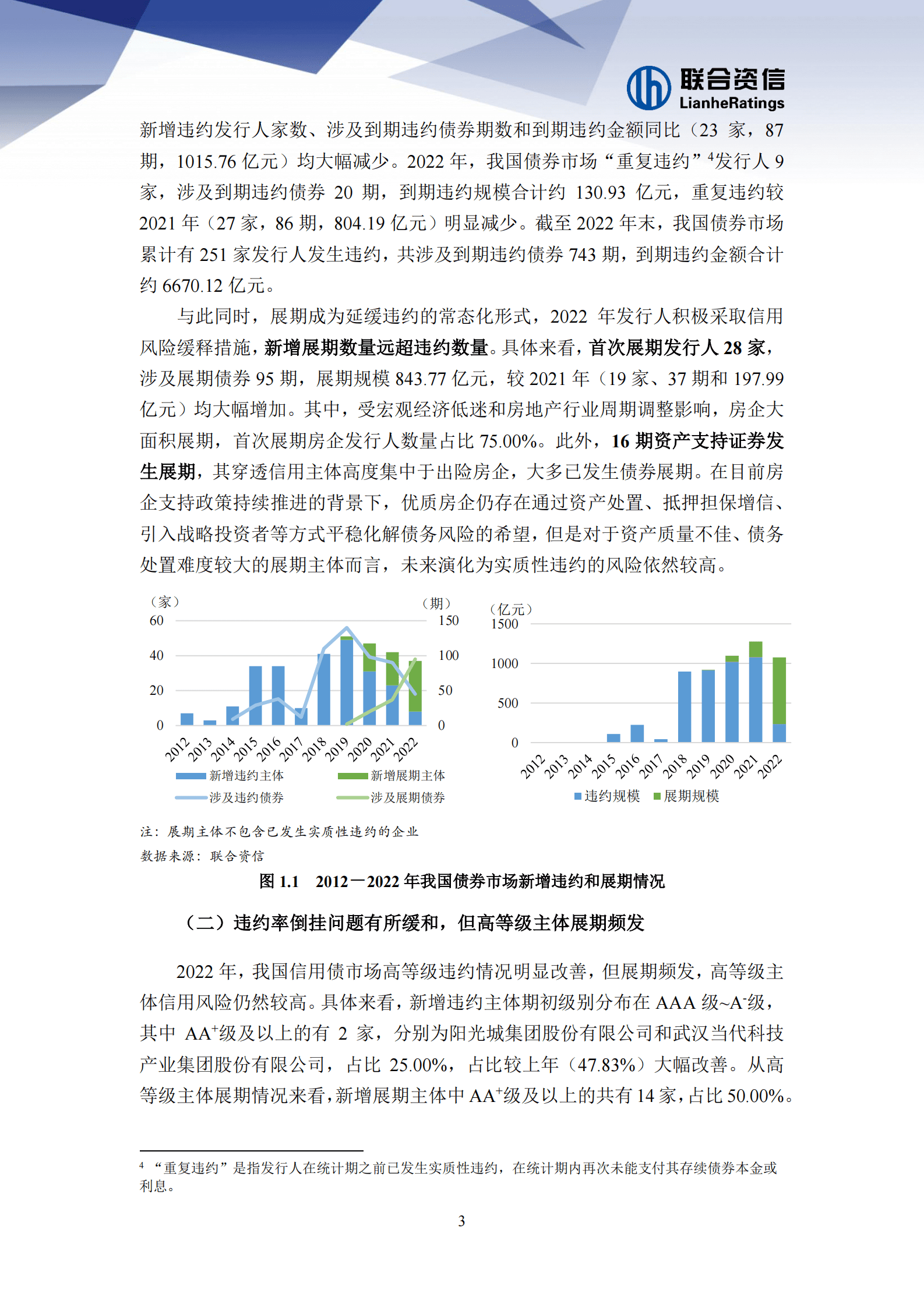 联合资信：2022年我国债券市场违约回顾与展望 第4页