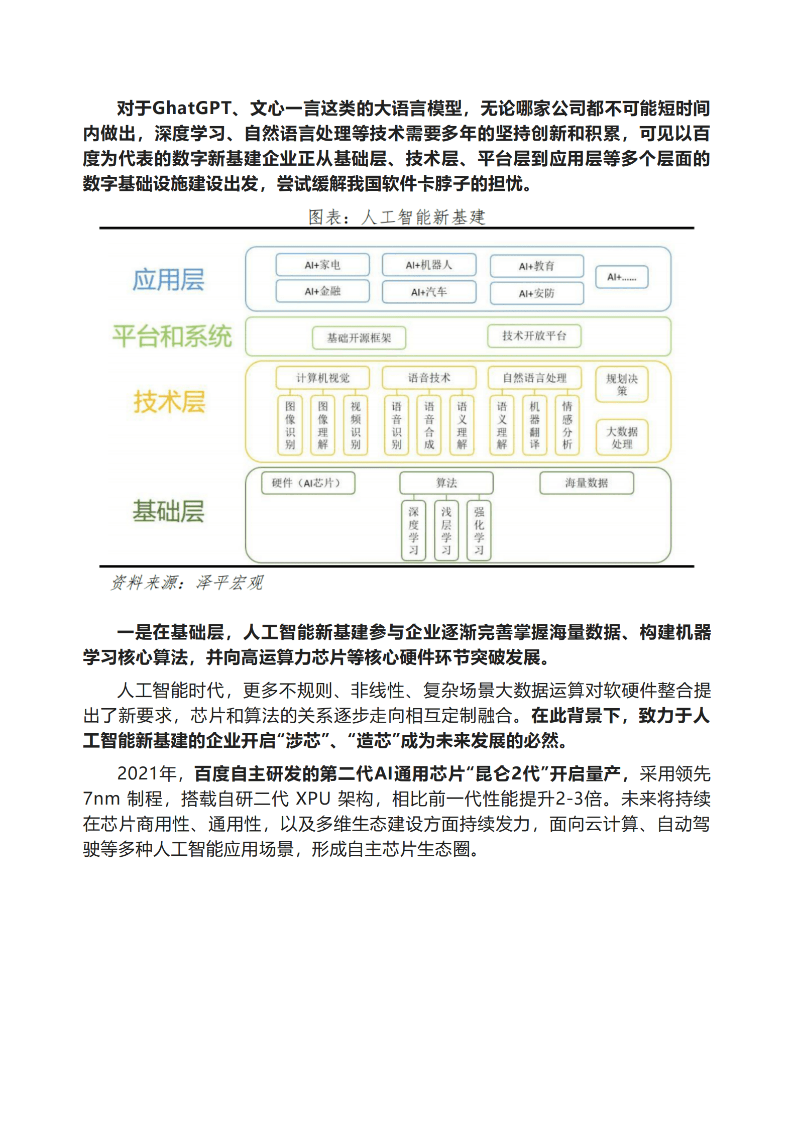泽平宏观：文心一言开启国产大模型时代，应用新机遇 第5页