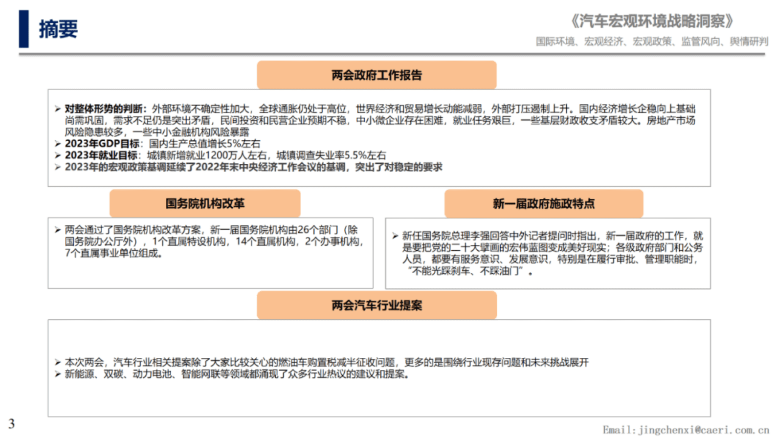 中国汽研：2023年两会重点内容分析 第3页