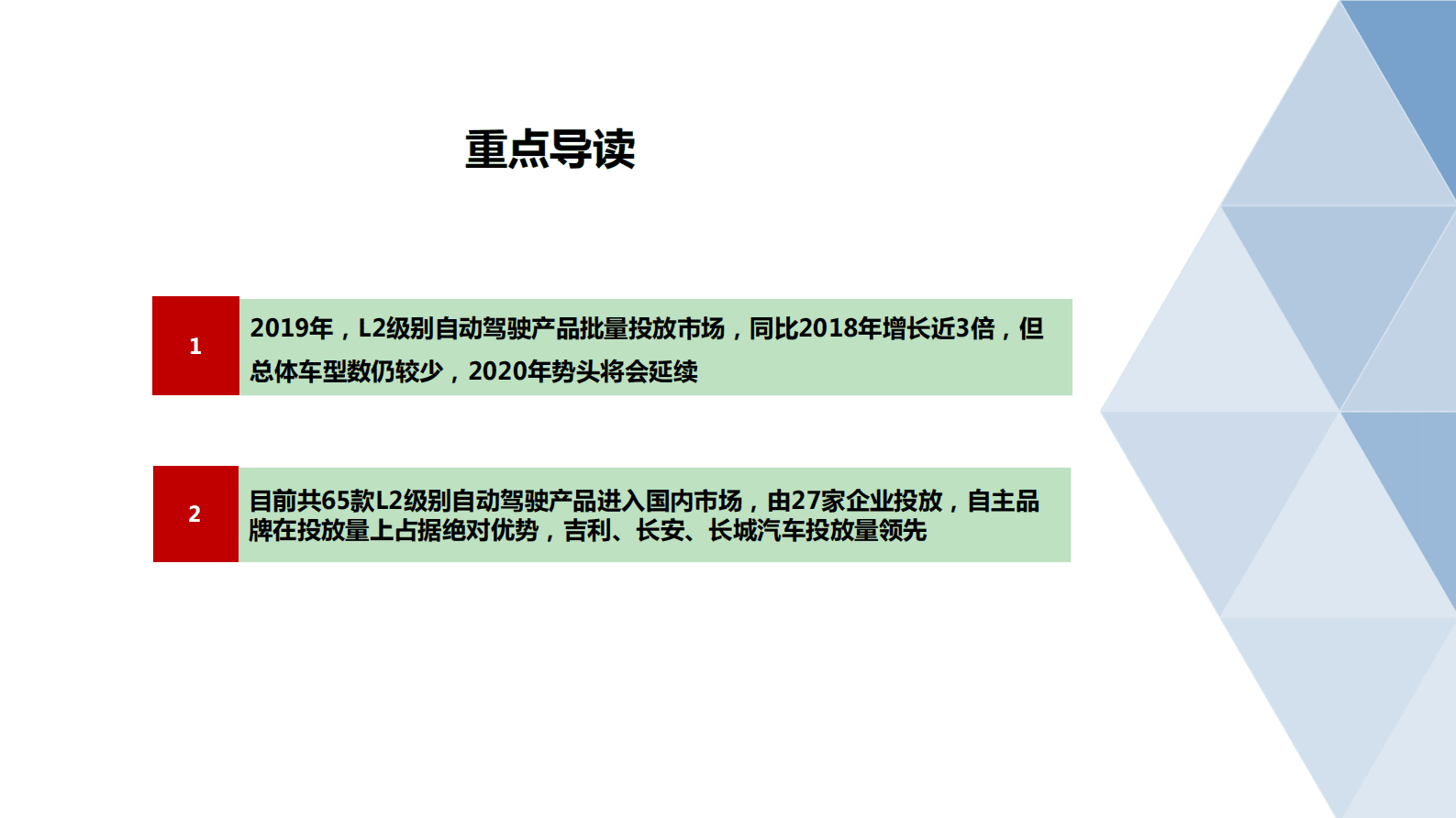 中汽研究中心：L2级自动驾驶汽车市场结构及趋势分析 第2页