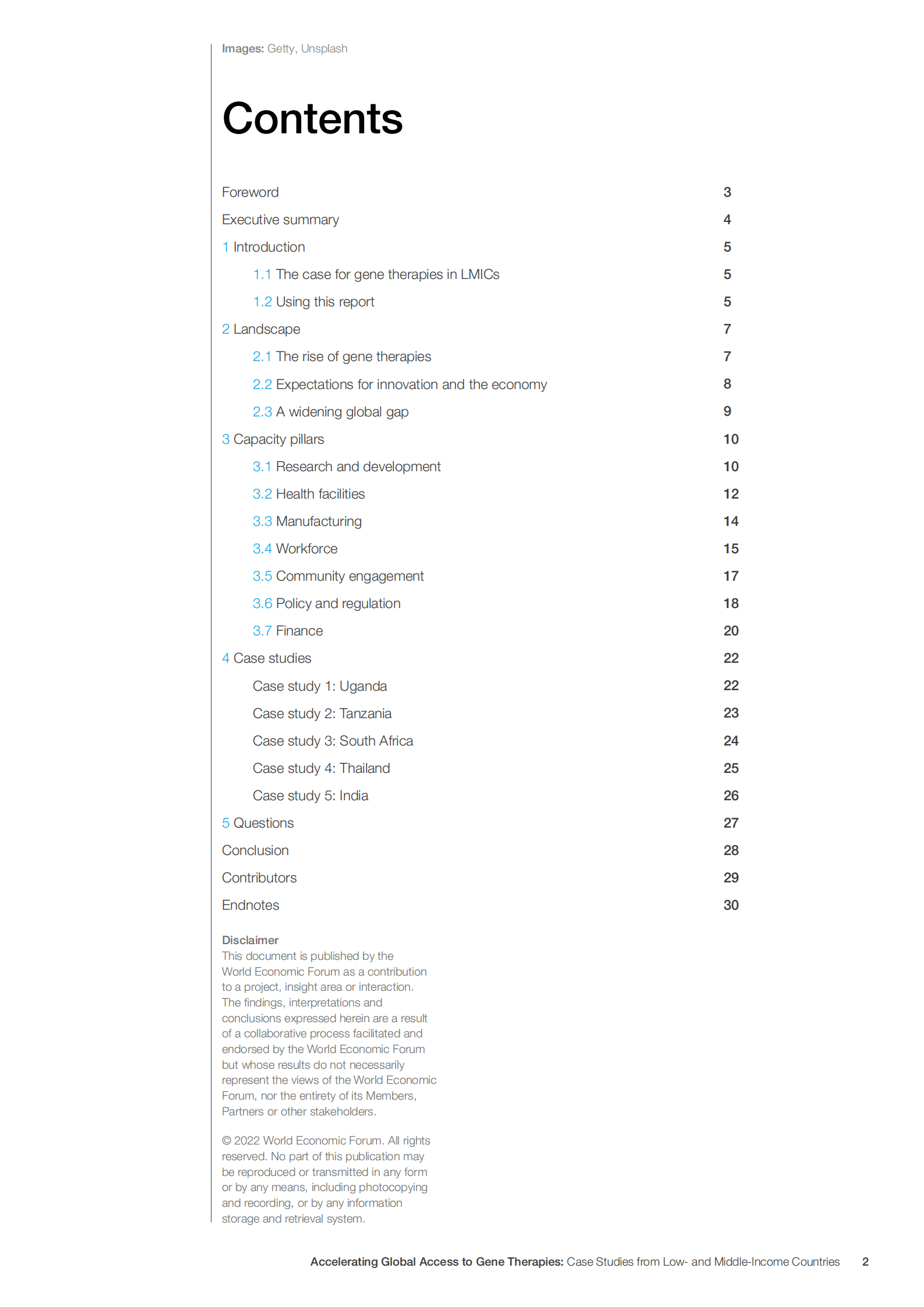 世界经济论坛：加速全球获得基因疗法：来自中低收入国家的案例研究报告【英文版】 第2页