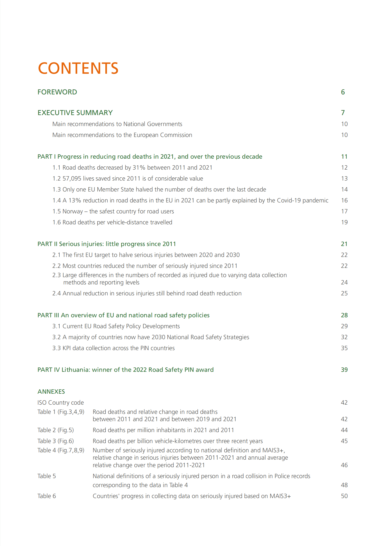 ETSC：第16份年度道路安全绩效指数报告【英文版】 第5页