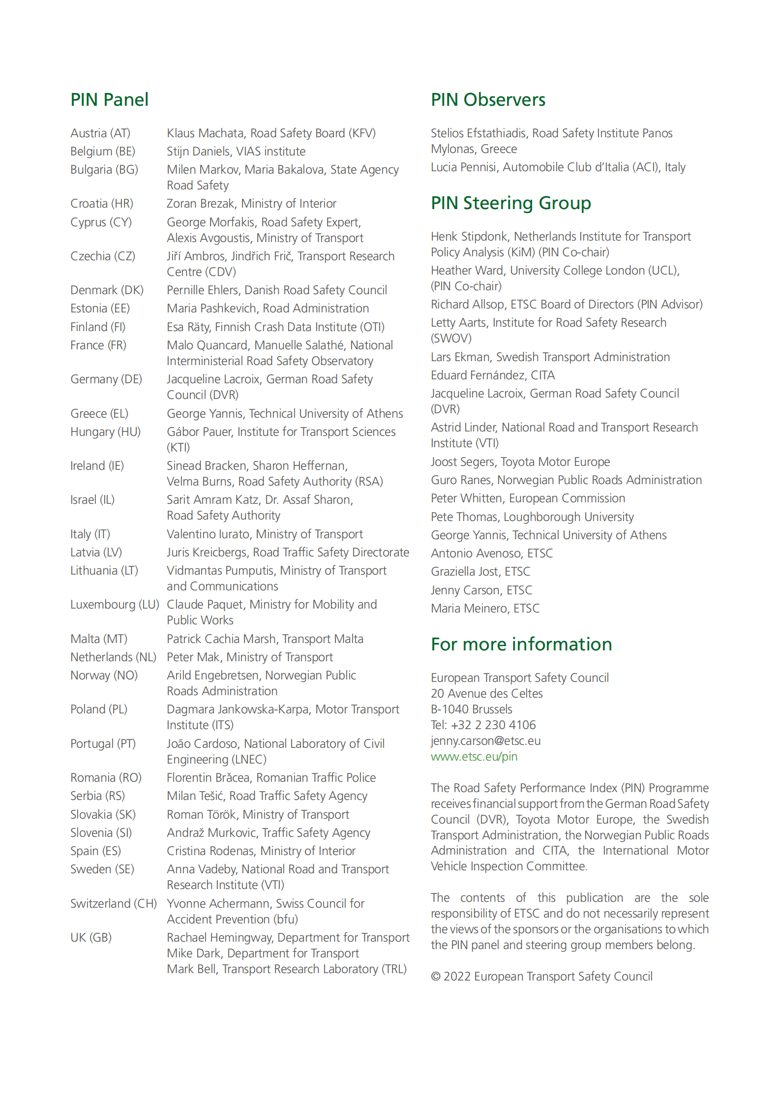 ETSC：交通执法如何为更安全的道路做出贡献【英文版】 第2页