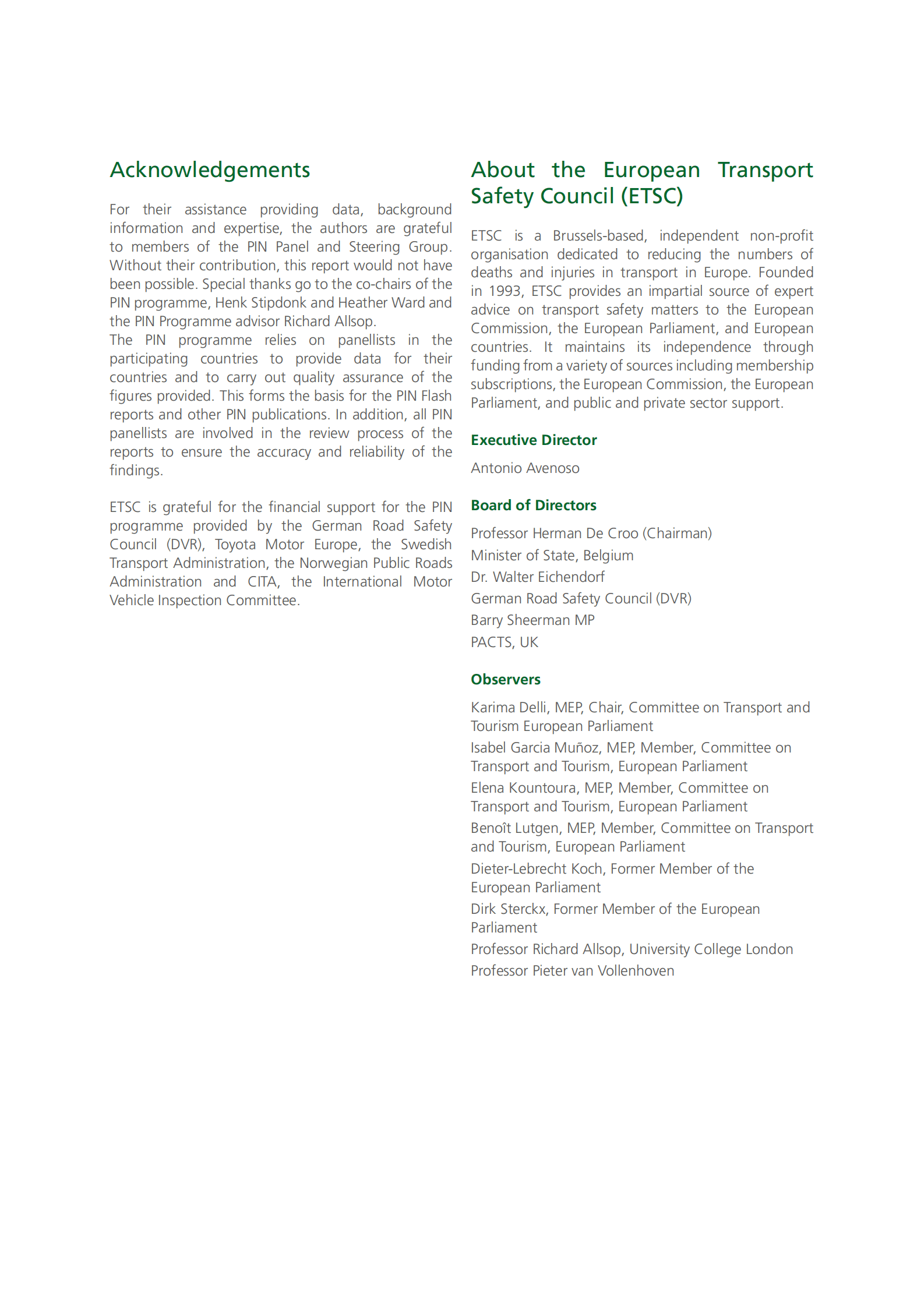 ETSC：交通执法如何为更安全的道路做出贡献【英文版】 第4页