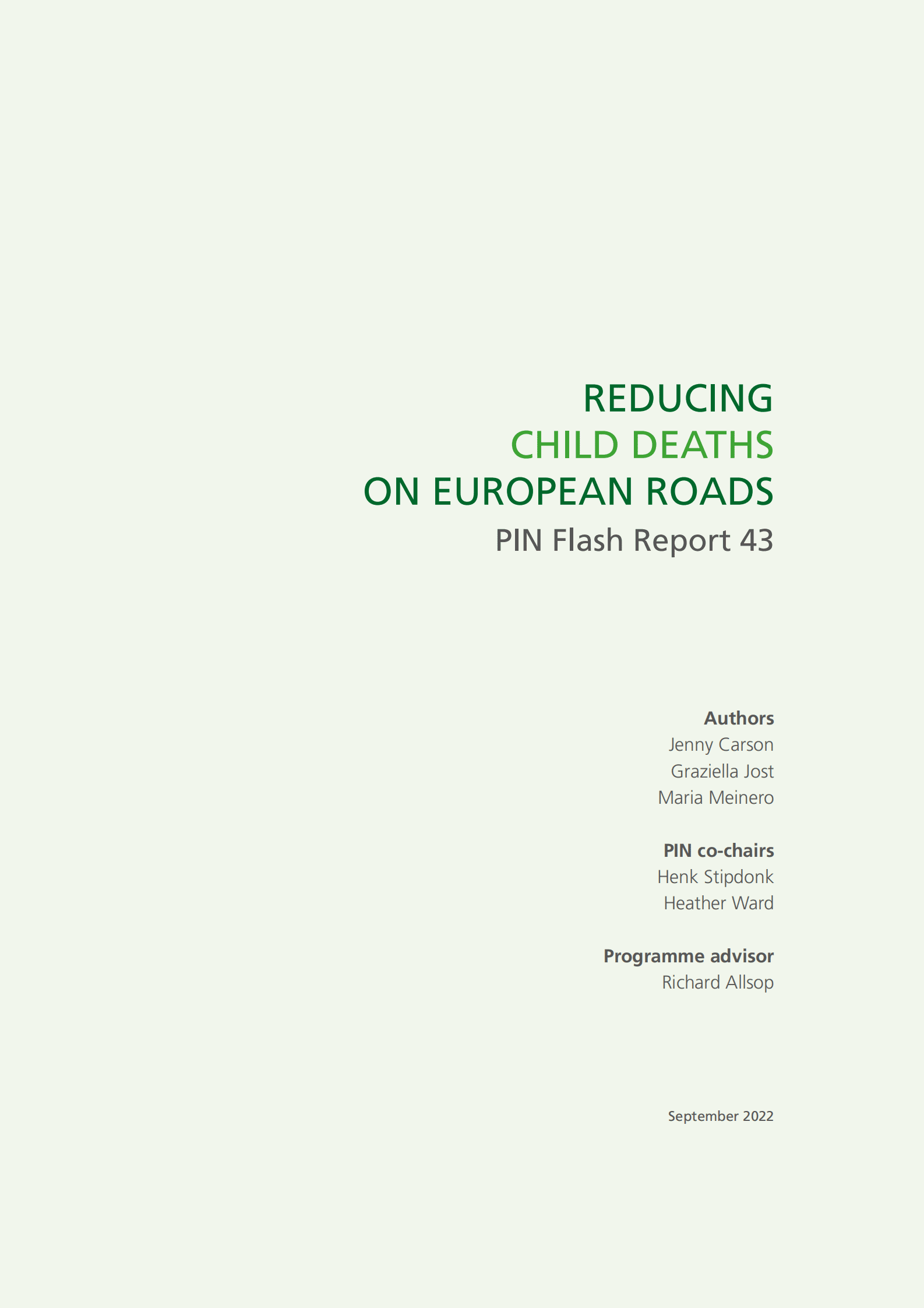 ETSC：欧洲道路上减少儿童死亡报告【英文版】 第3页