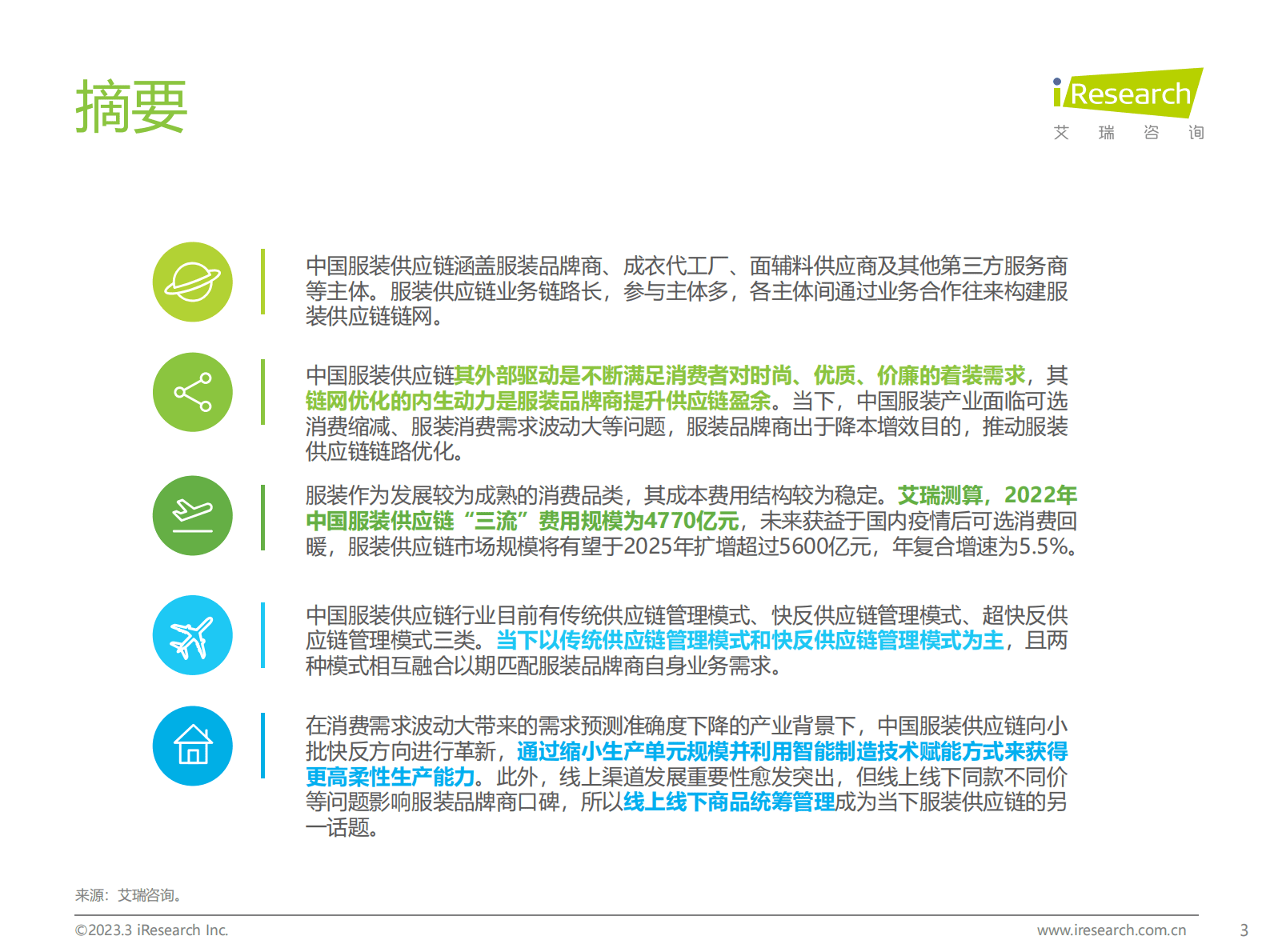 艾瑞咨询：2022年中国服装供应链行业研究报告 第3页