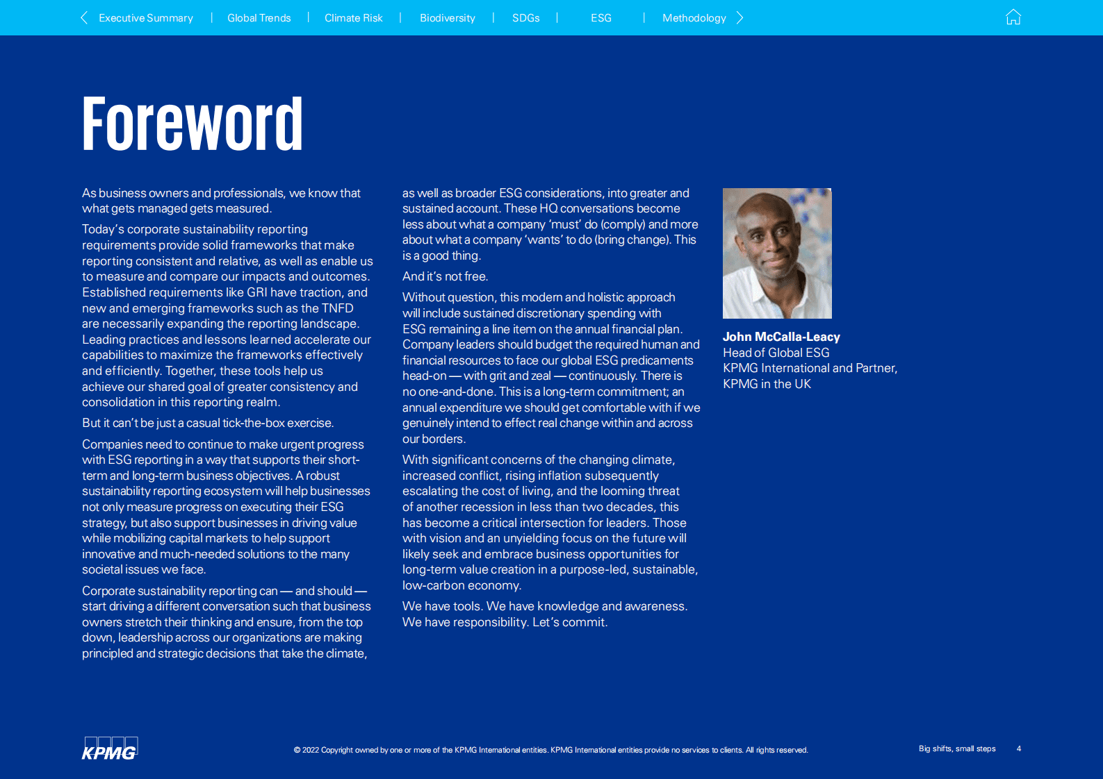 毕马威：2022年可持续发展报告【英文版】 第4页