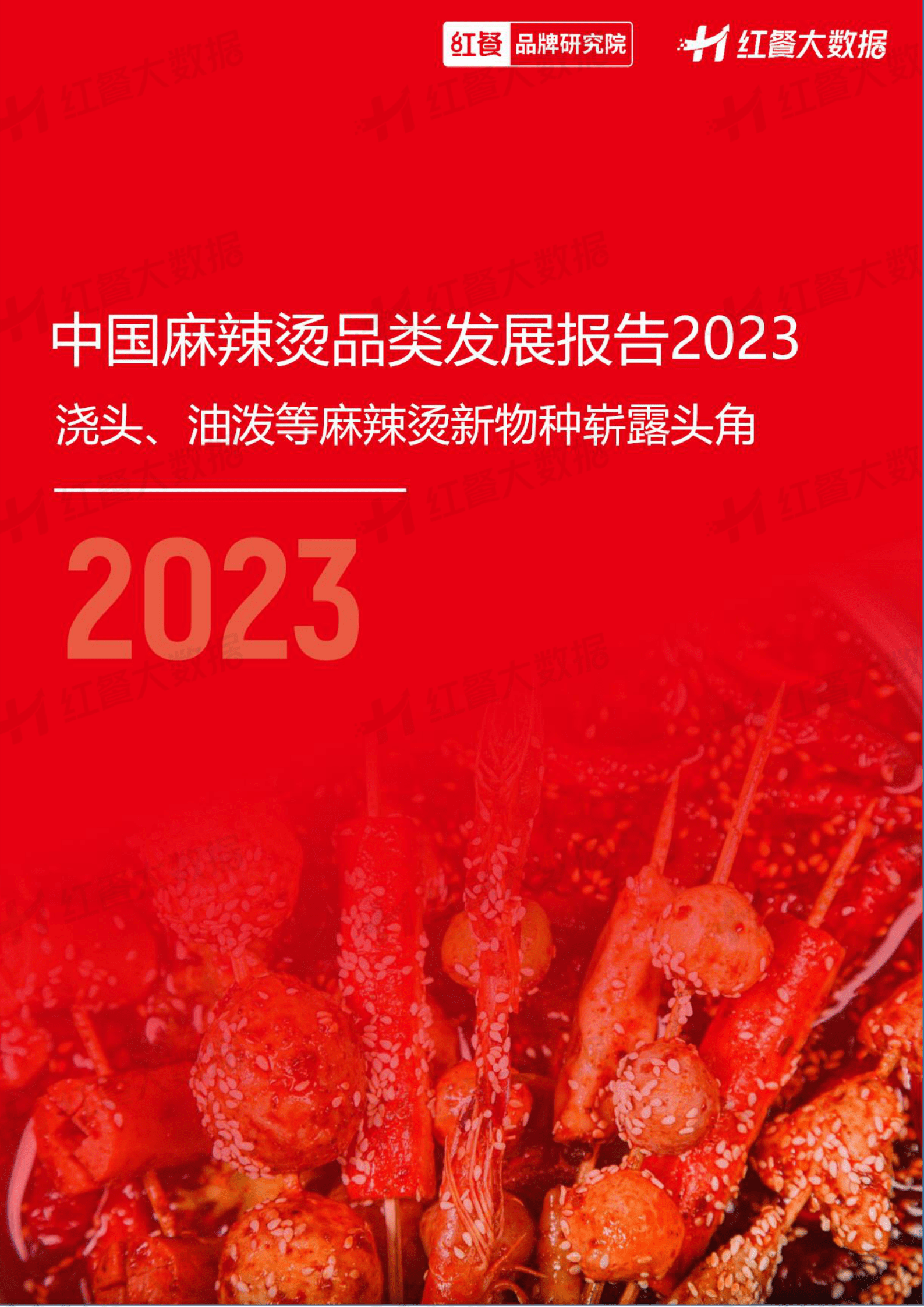 红餐：中国麻辣烫品类发展报告2023 第1页