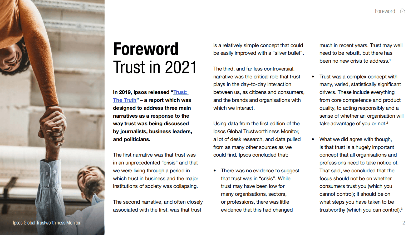 益普索：2022年全球可信度监测报告【英文版】 第3页