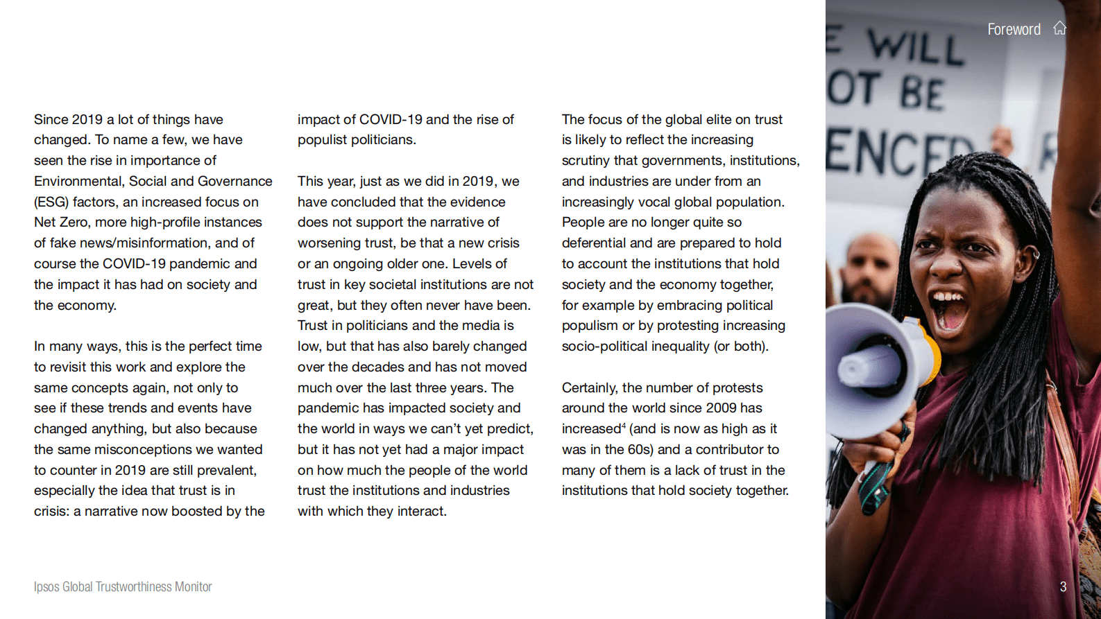 益普索：2022年全球可信度监测报告【英文版】 第4页