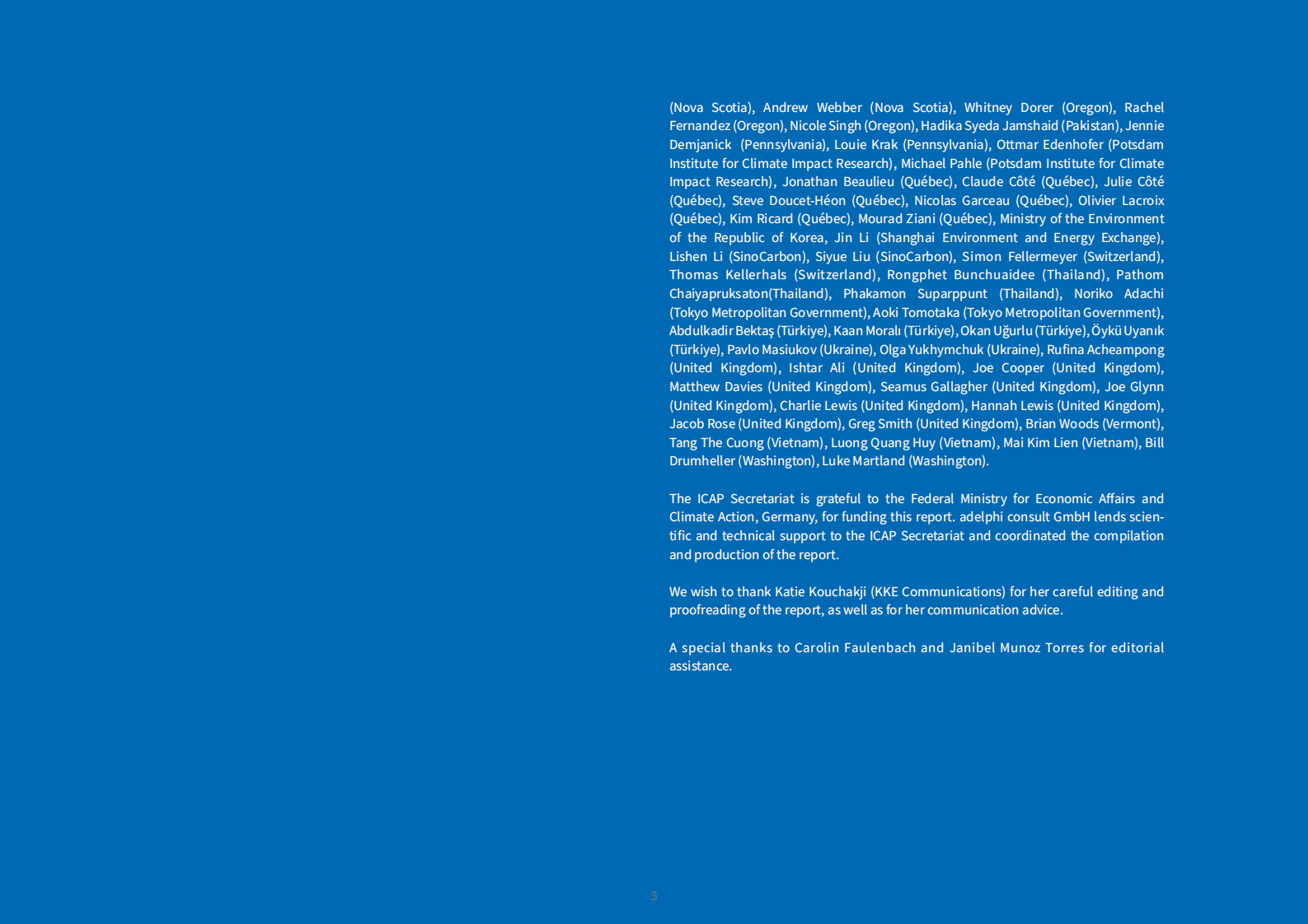 ICAP：全球碳排放权交易：2023年进展报告【英文版】 第3页