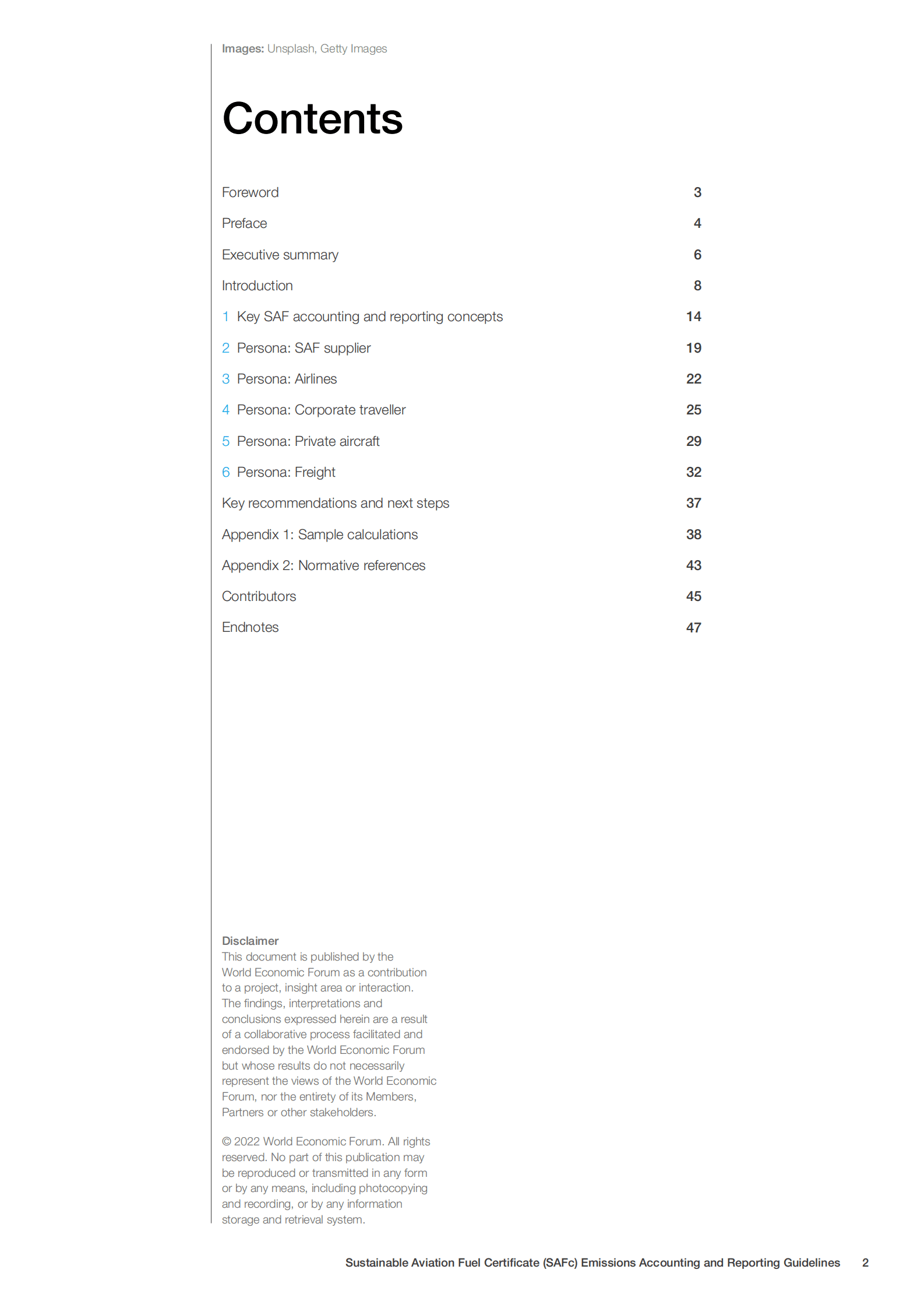 世界经济论坛：可持续航空燃料证书排放核算和报告准则【英文版】 第2页